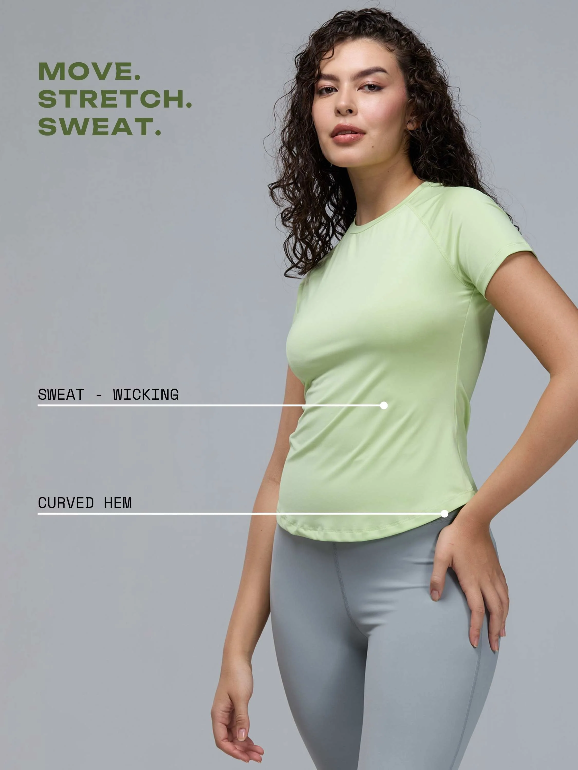 Lime Training Tee - Image 5