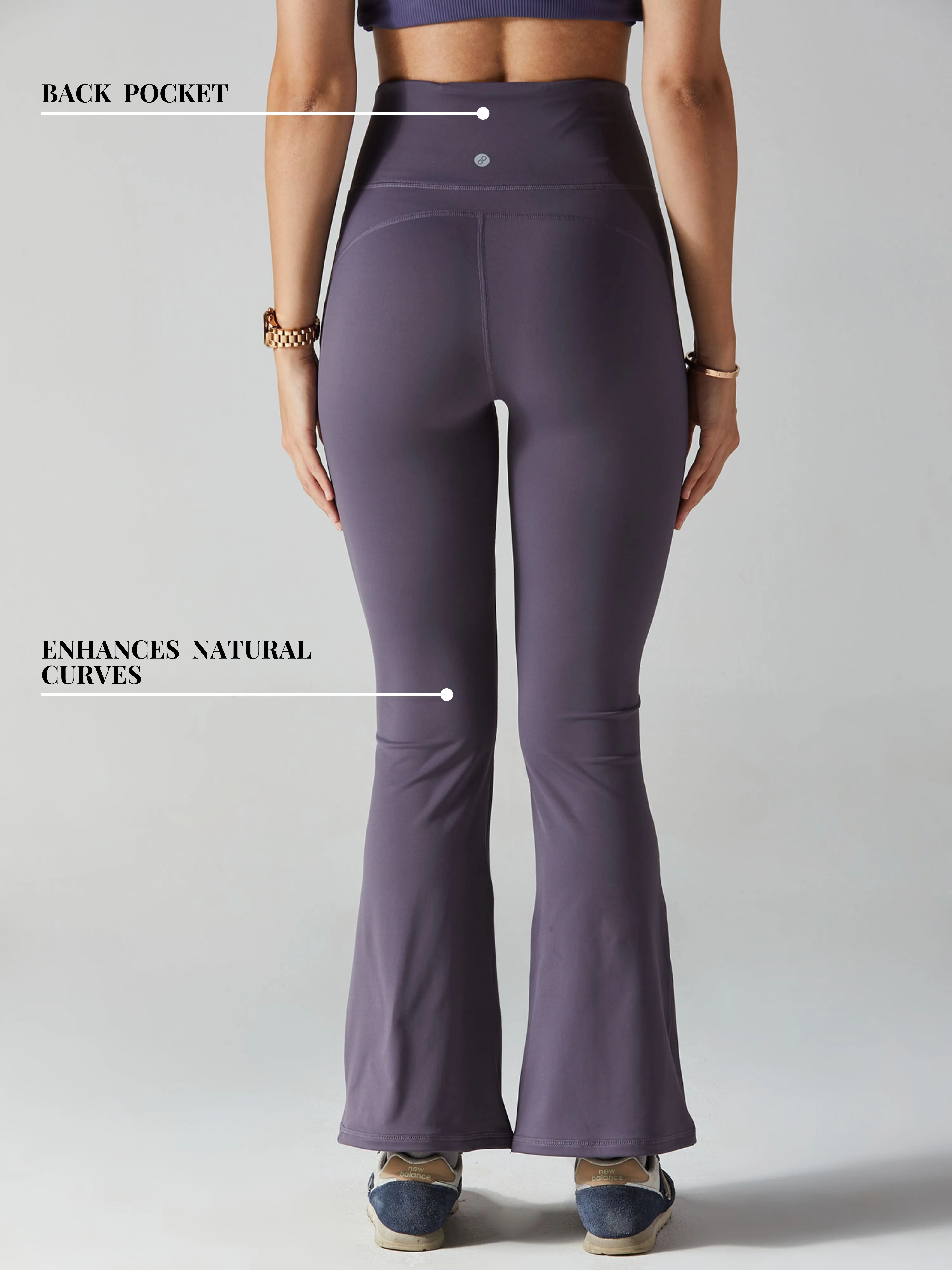 Mauve All-in Bootcut Leggings - Image 6