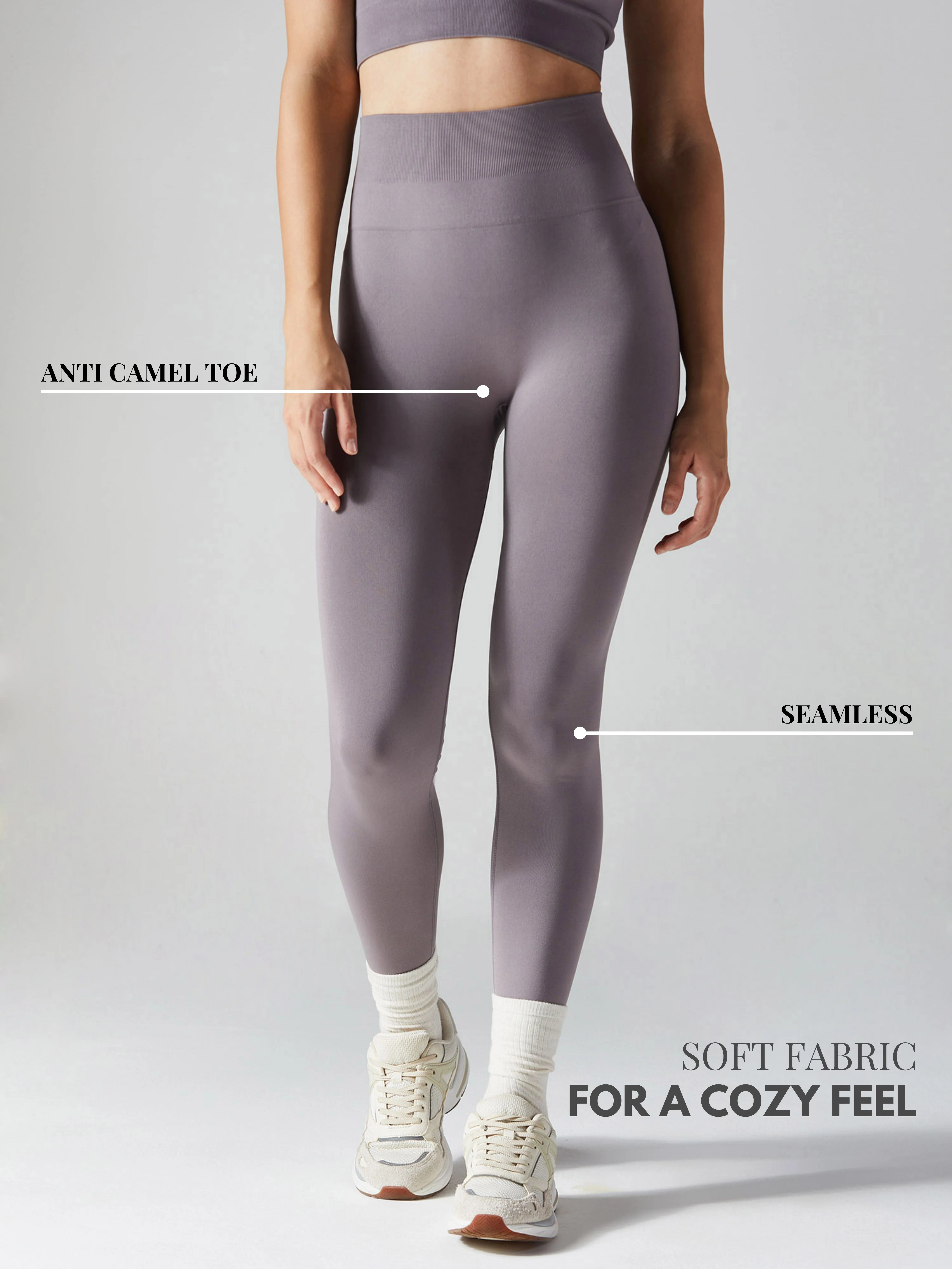 Mauve Beyond 'Hue' Motion Leggings - Image 4