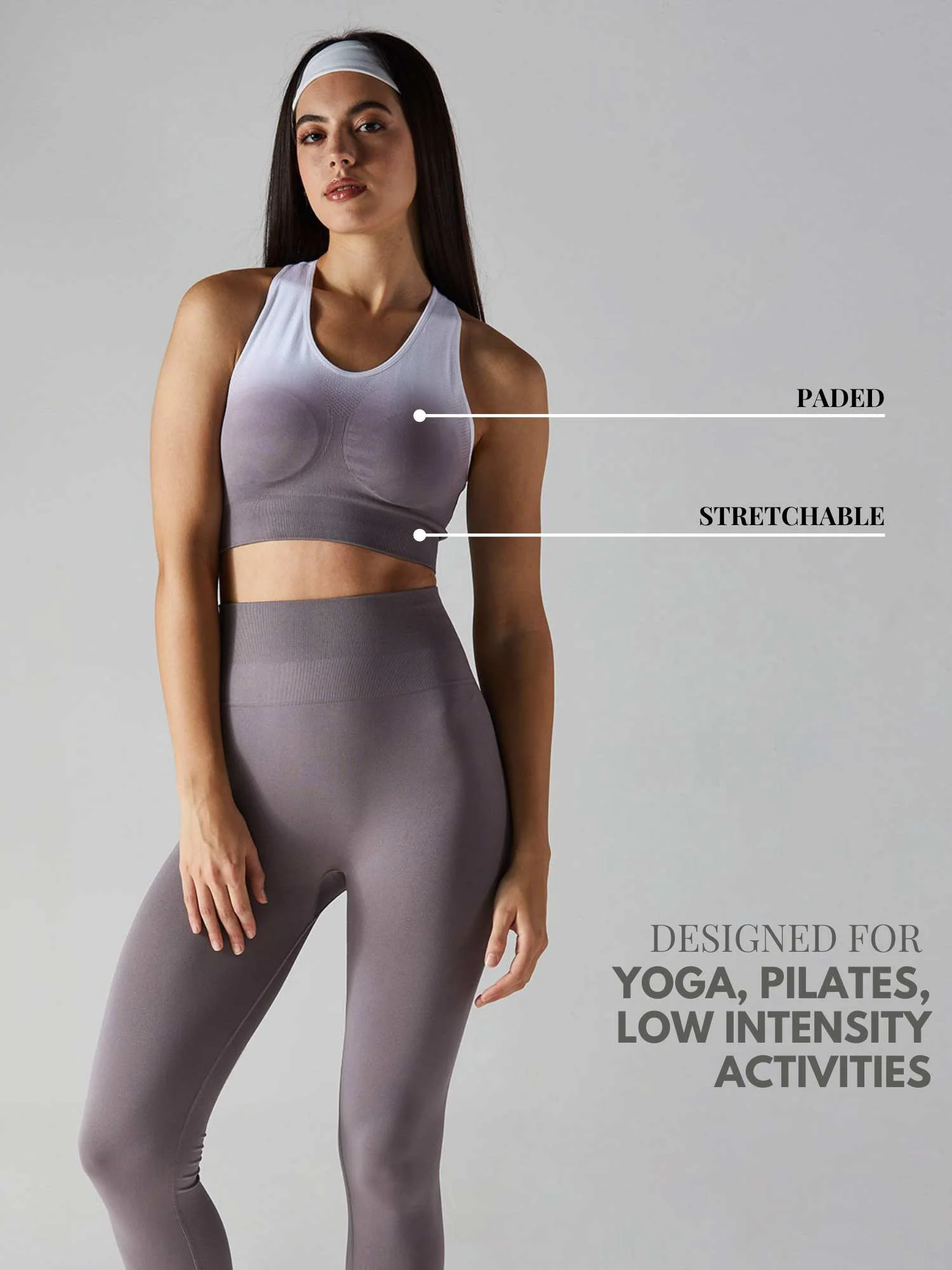 Mauve Beyond 'Hue' Sports Bra - Image 4