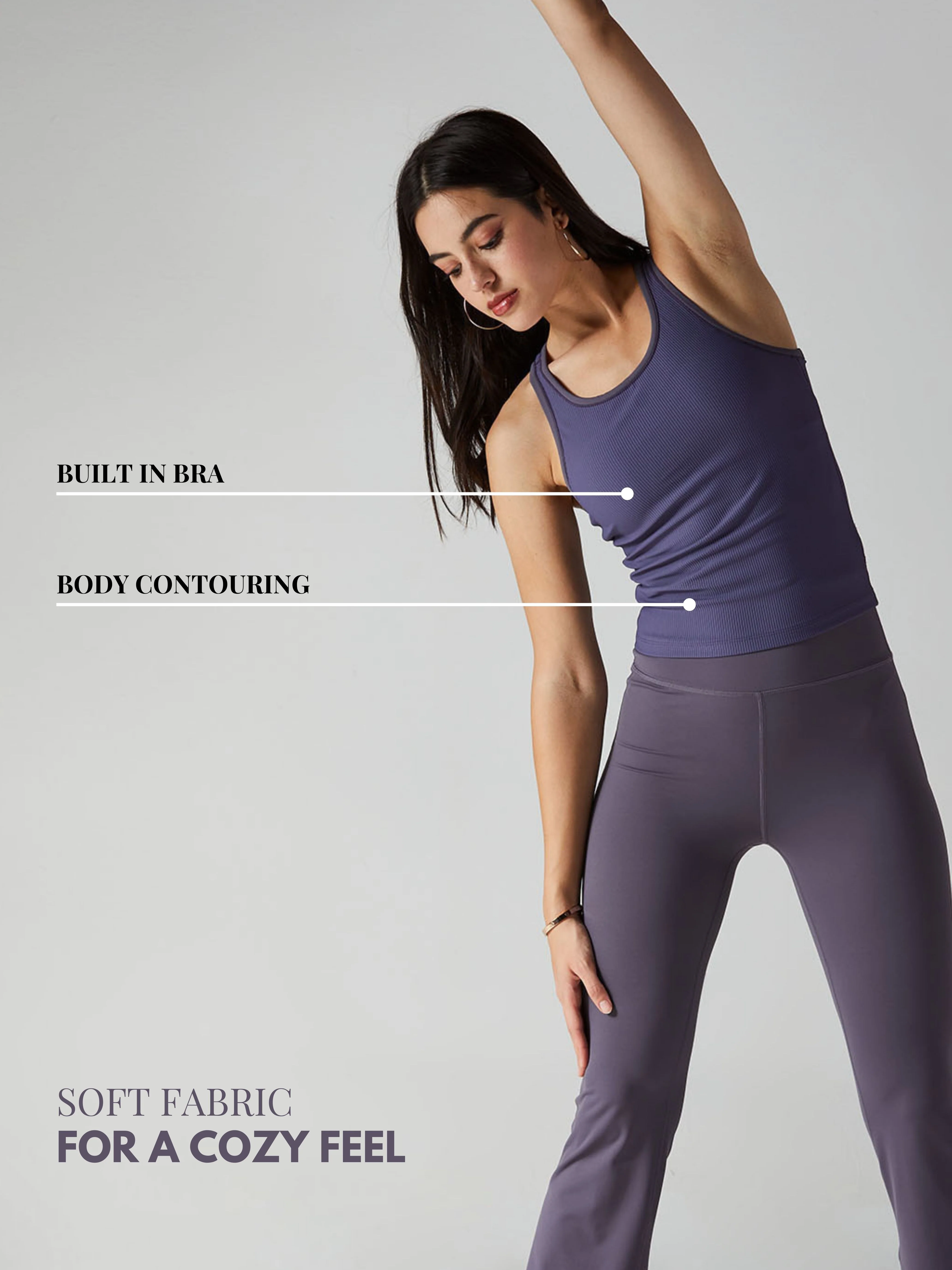 Mauve Tank Us Later Top - Image 5