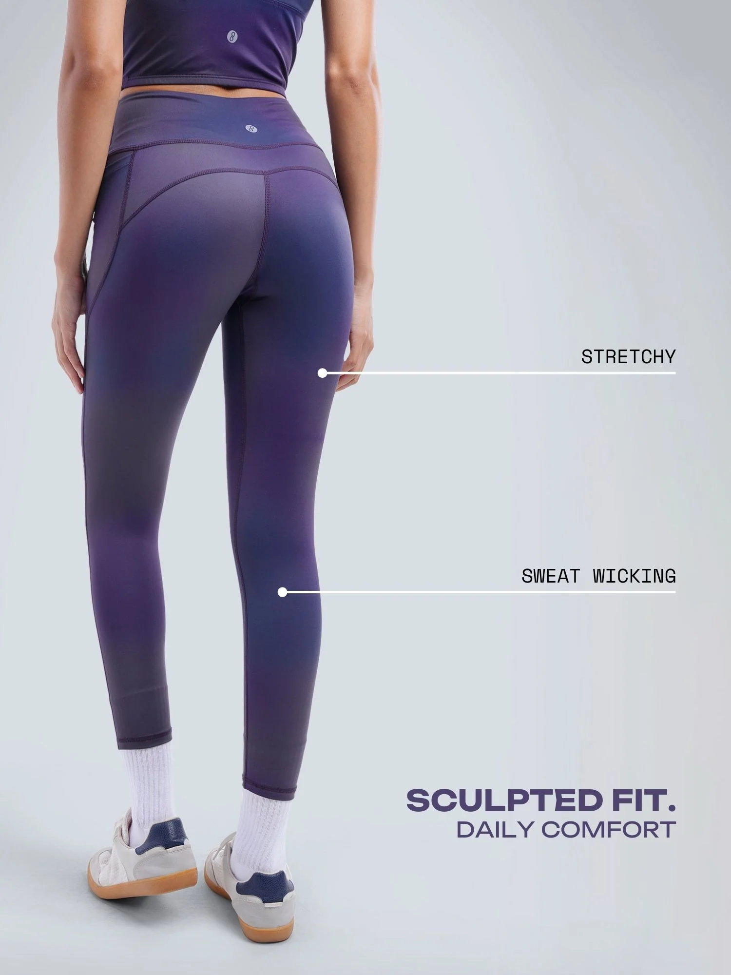 Midnight Gradient Sculpt Core Leggings - Image 3