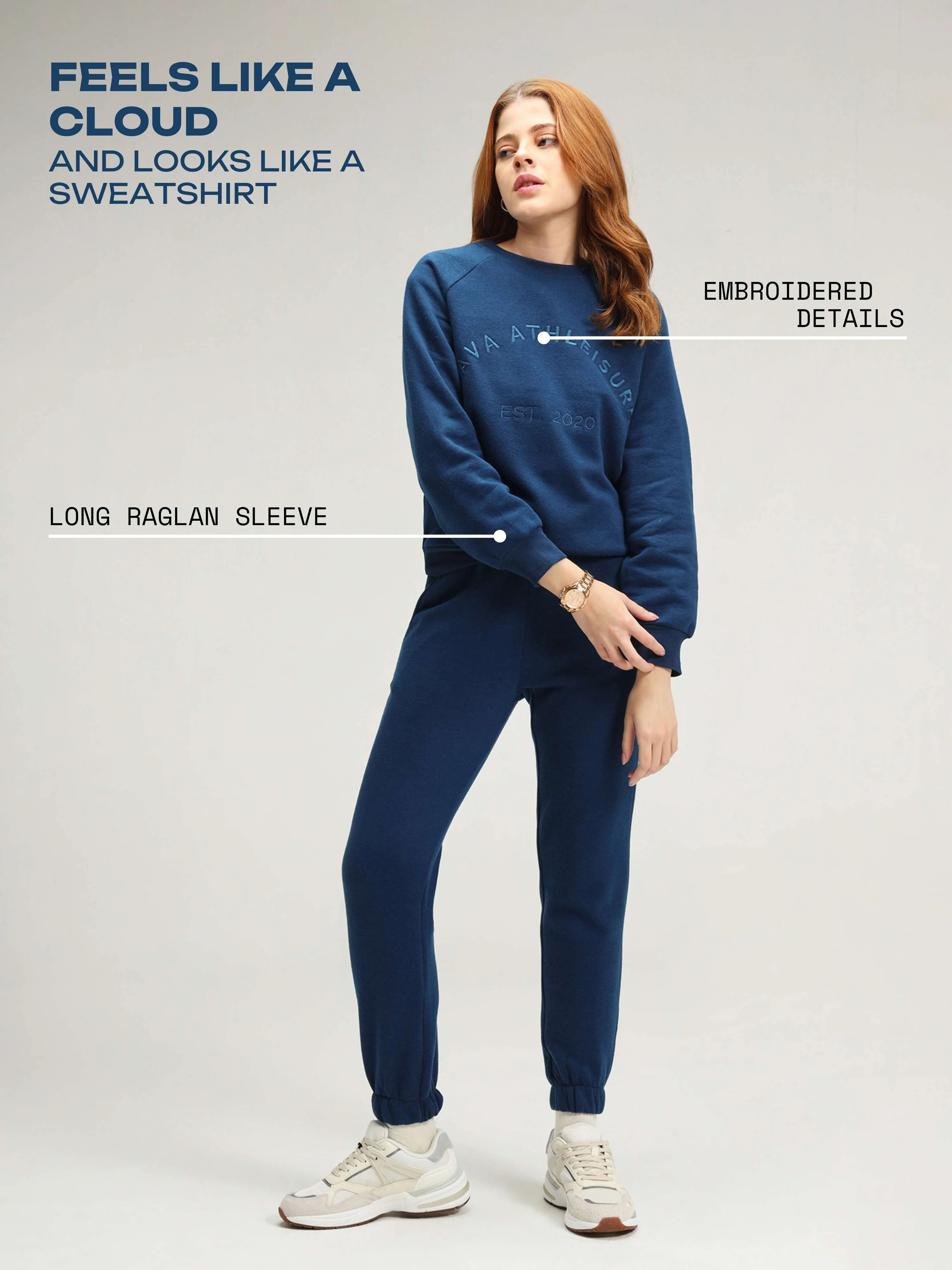 Moscow Blue Cava Essential Sweatshirt - Image 4