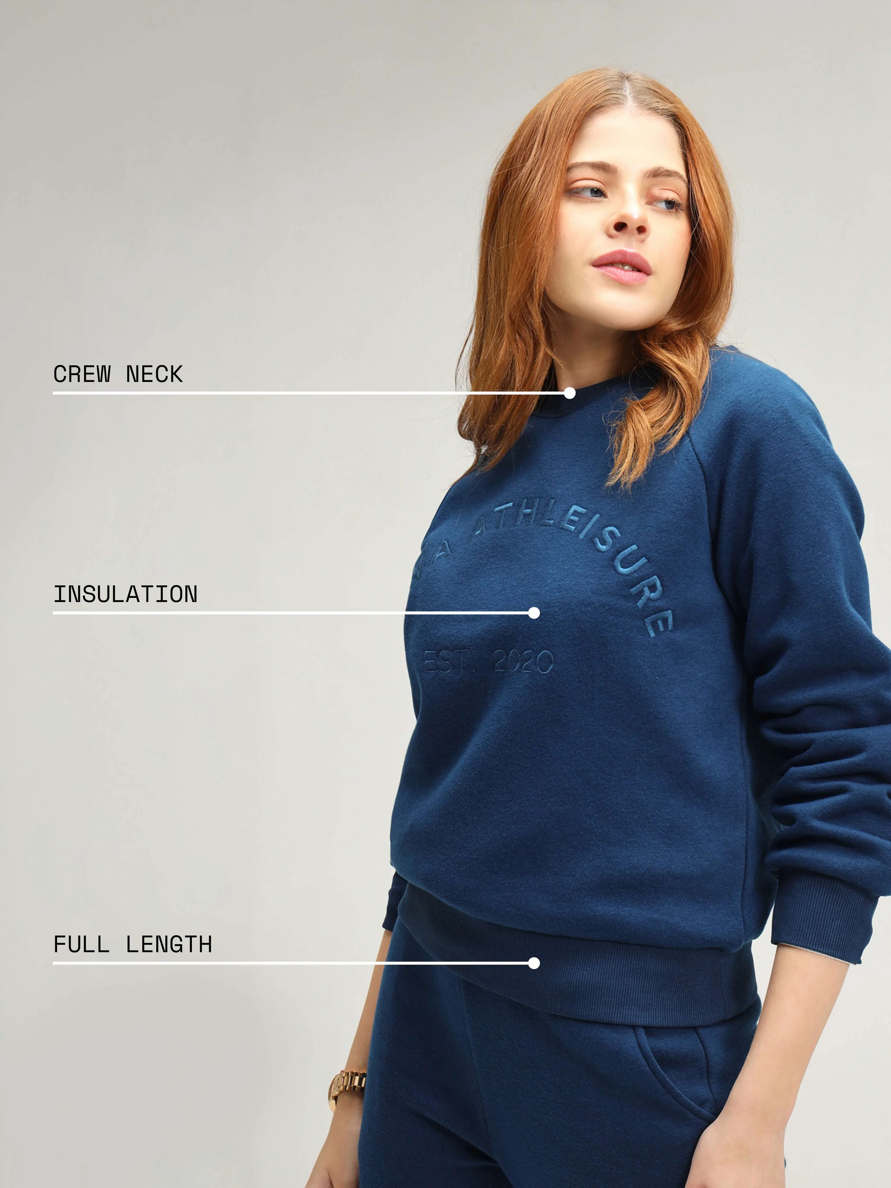 Moscow Blue Cava Essential Sweatshirt - Image 5