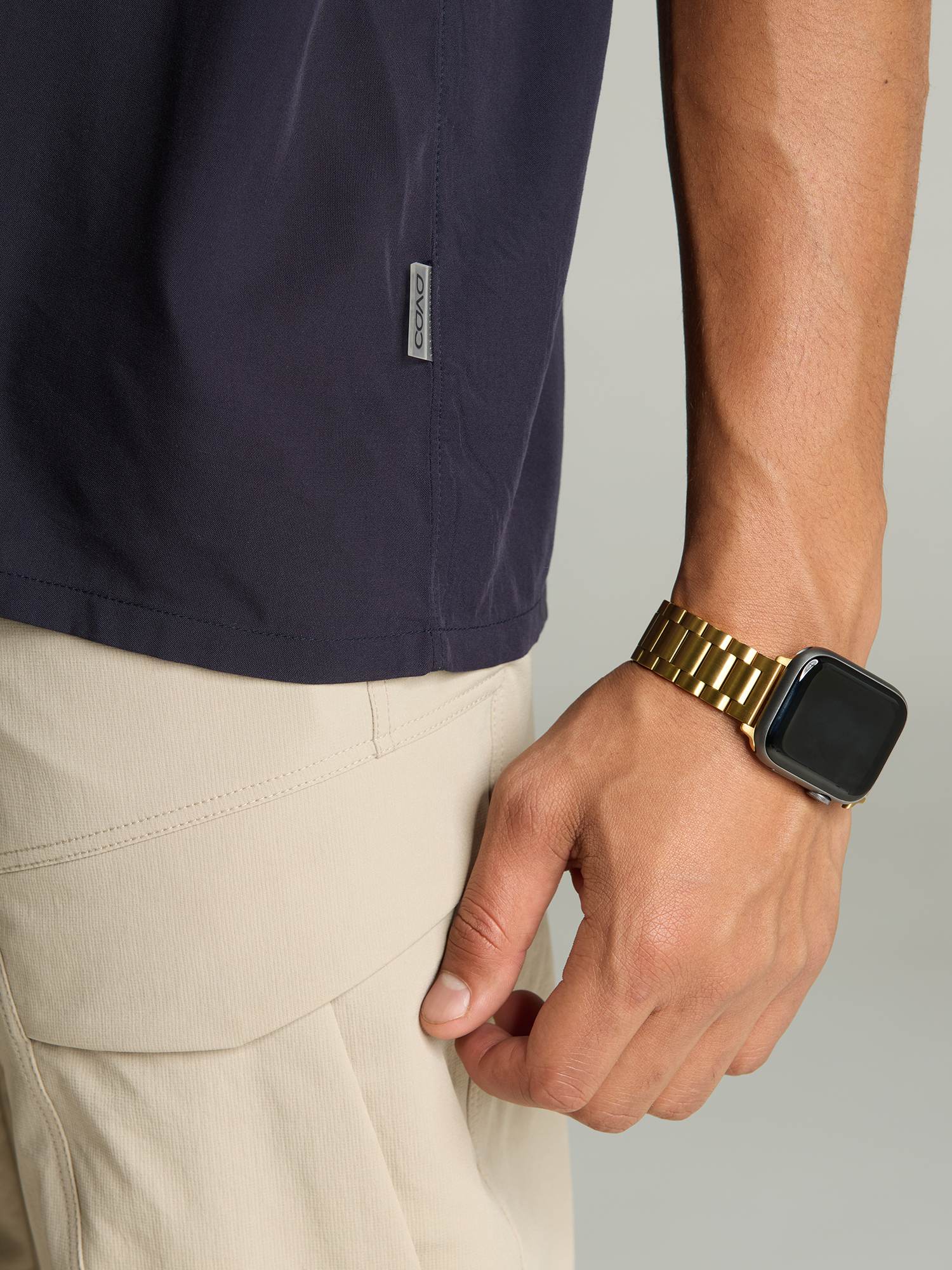 Navy Airy Resort Shirt - Image 10