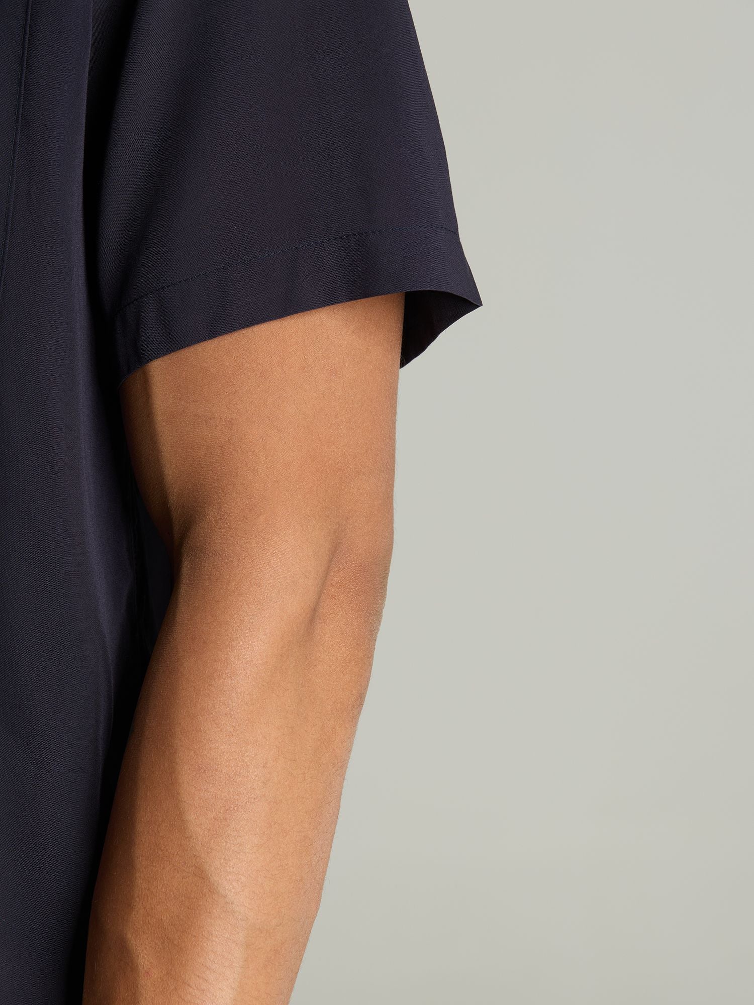 Navy Airy Resort Shirt - Image 9