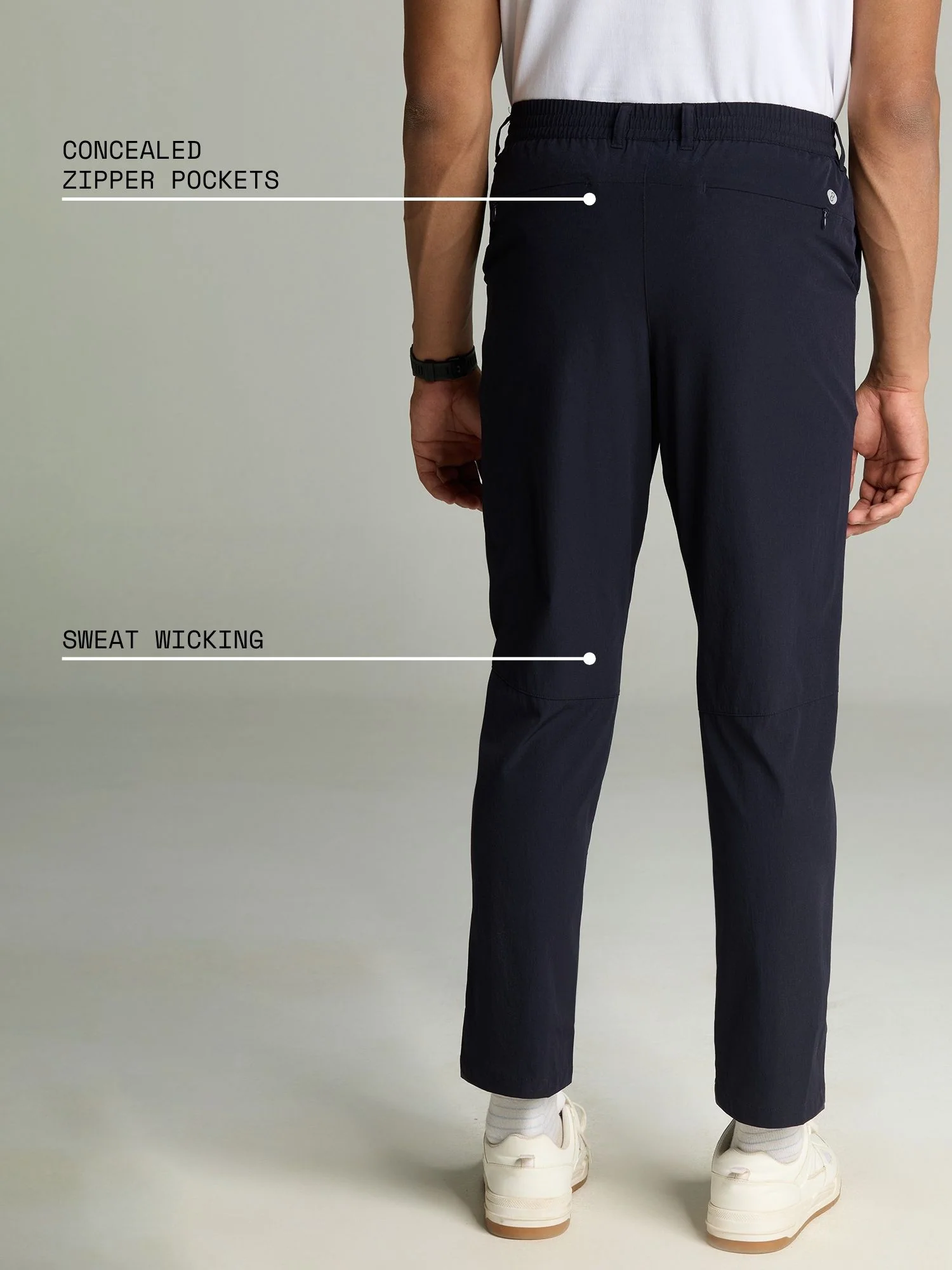 Navy All-Day Stretch Pants - Image 3