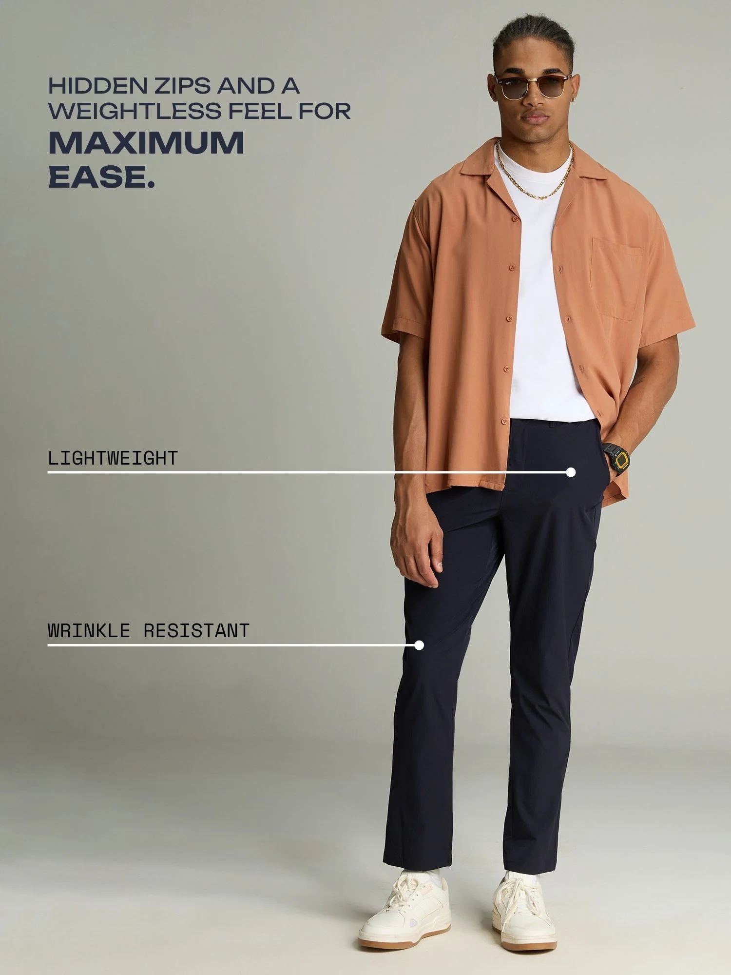 Navy All-Day Stretch Pants - Image 5