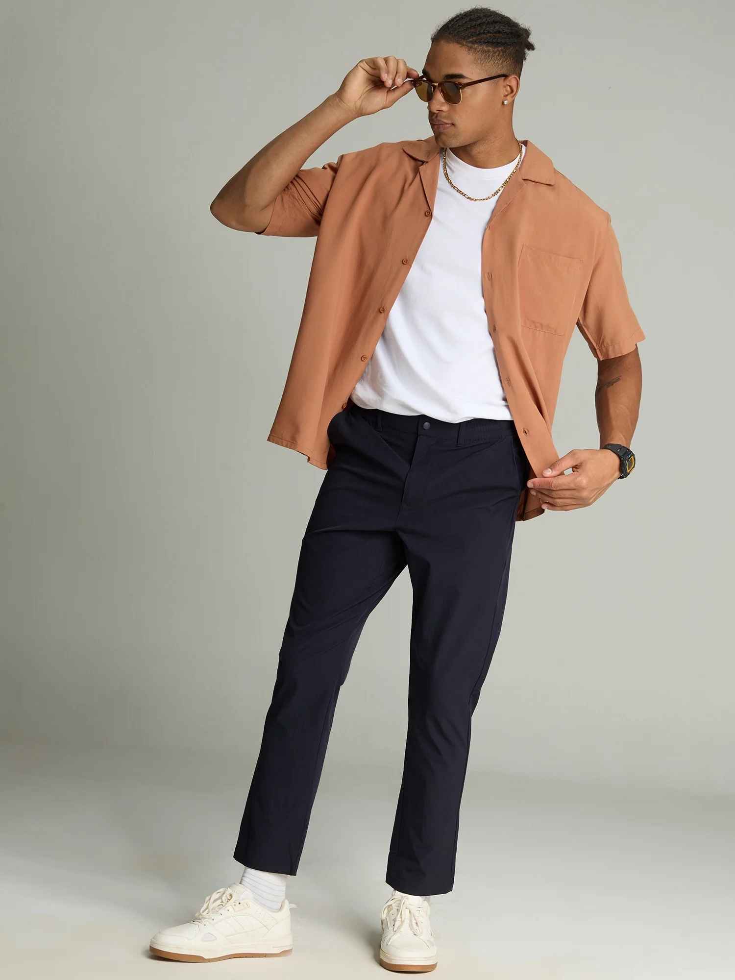 Navy All-Day Stretch Pants - Image 6