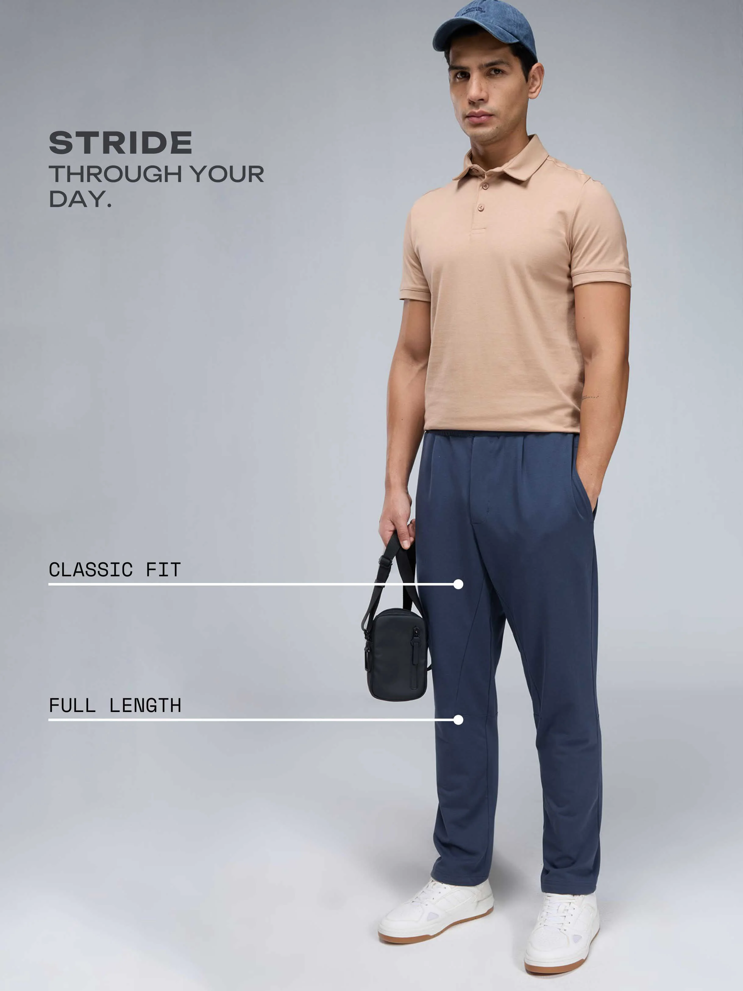 Navy Everywear Joggers - Image 3