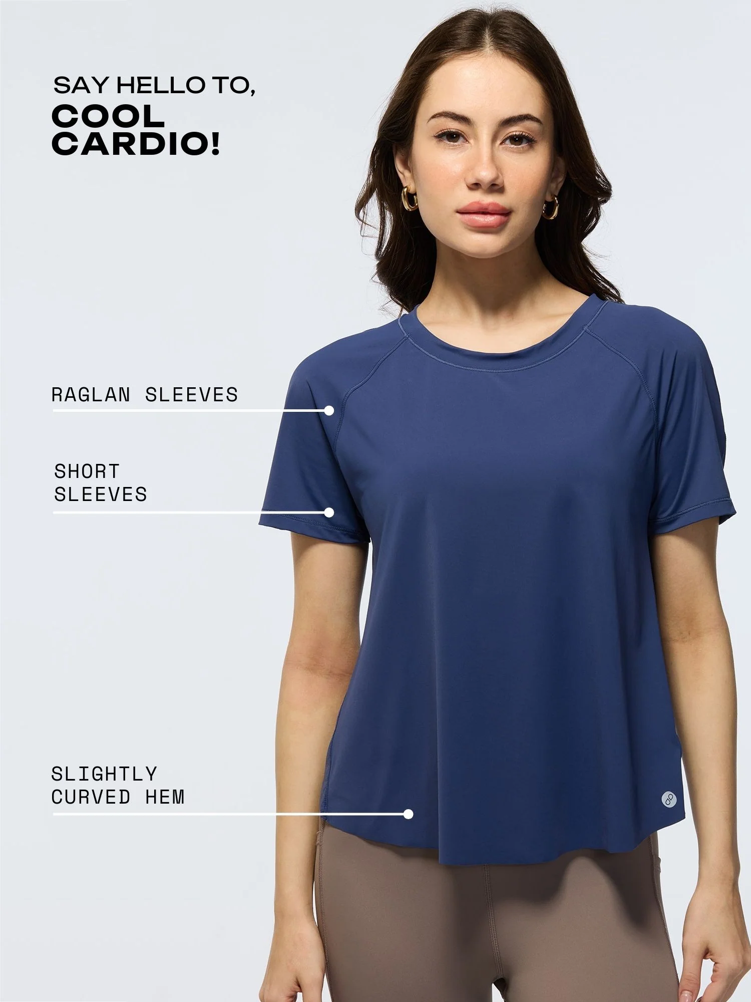 Navy Overlap Tee - Image 3