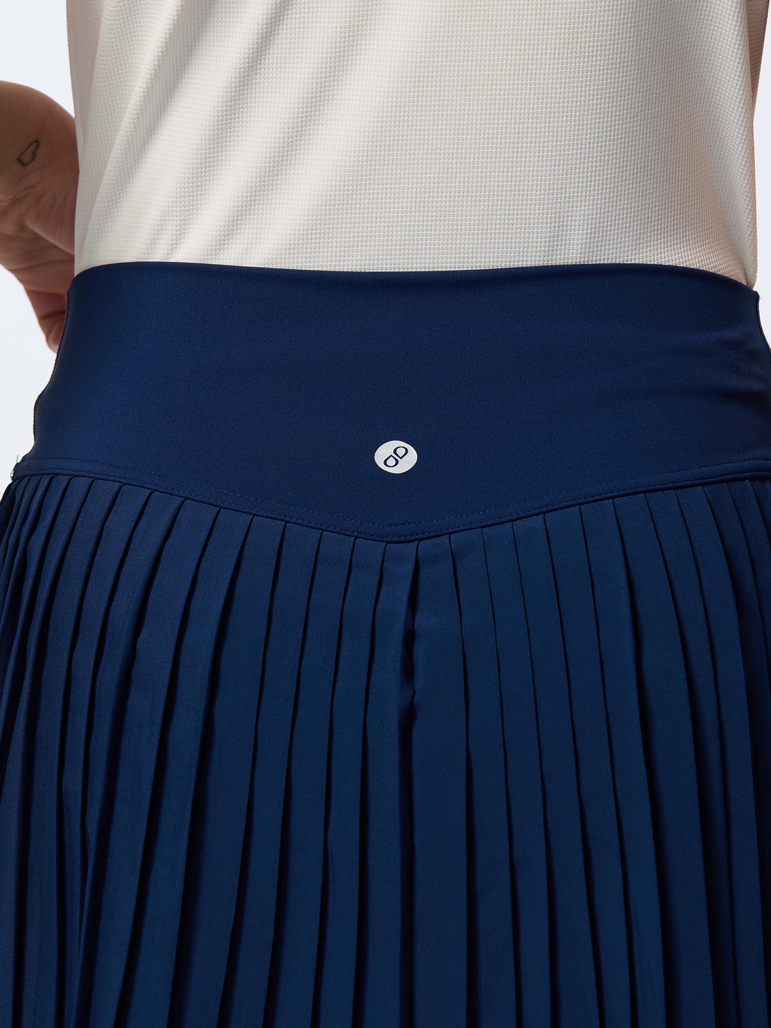 Navy Plie Pleated Skort - Image 9