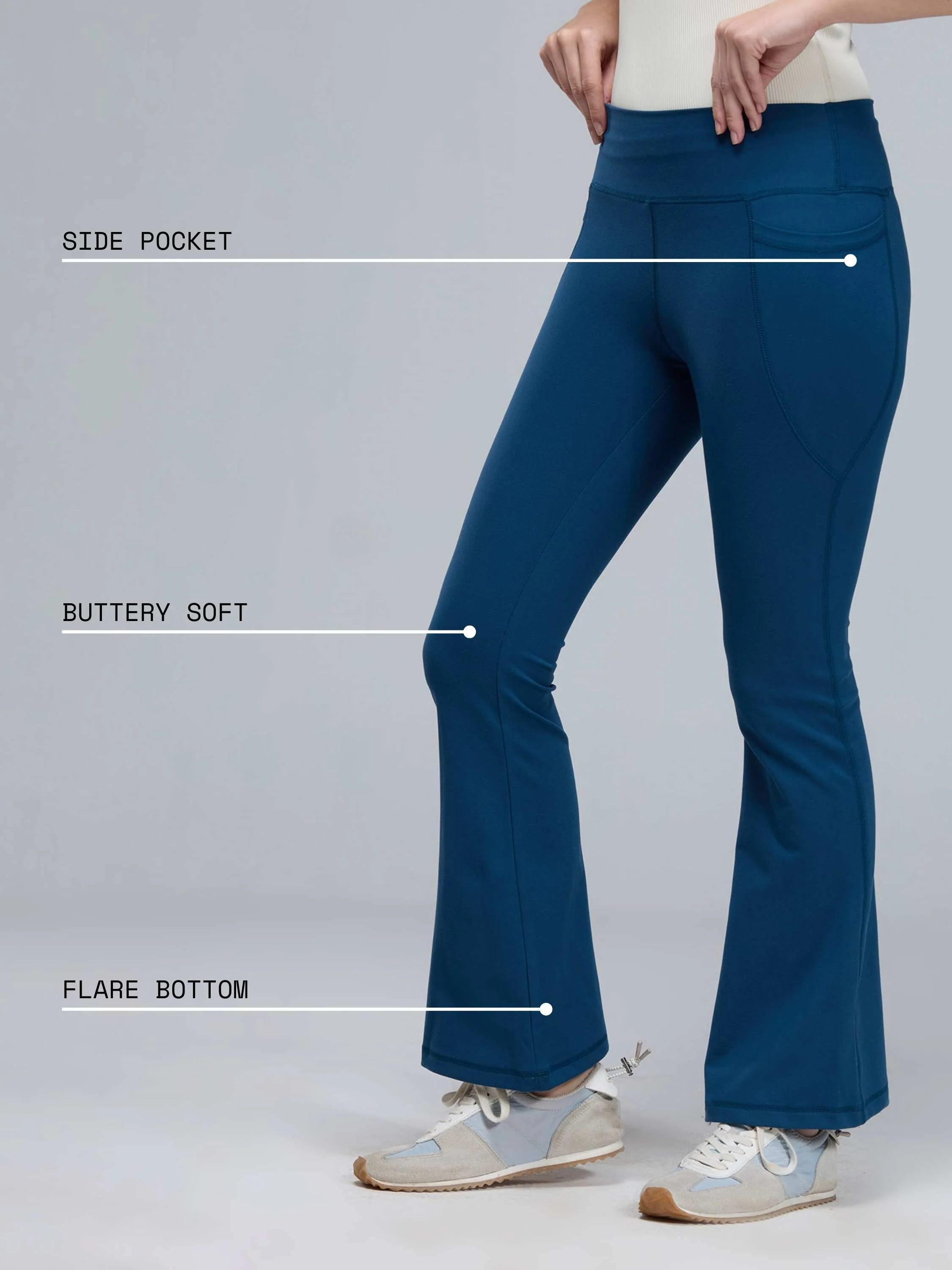 Navy Sculpt Leggings - Image 5
