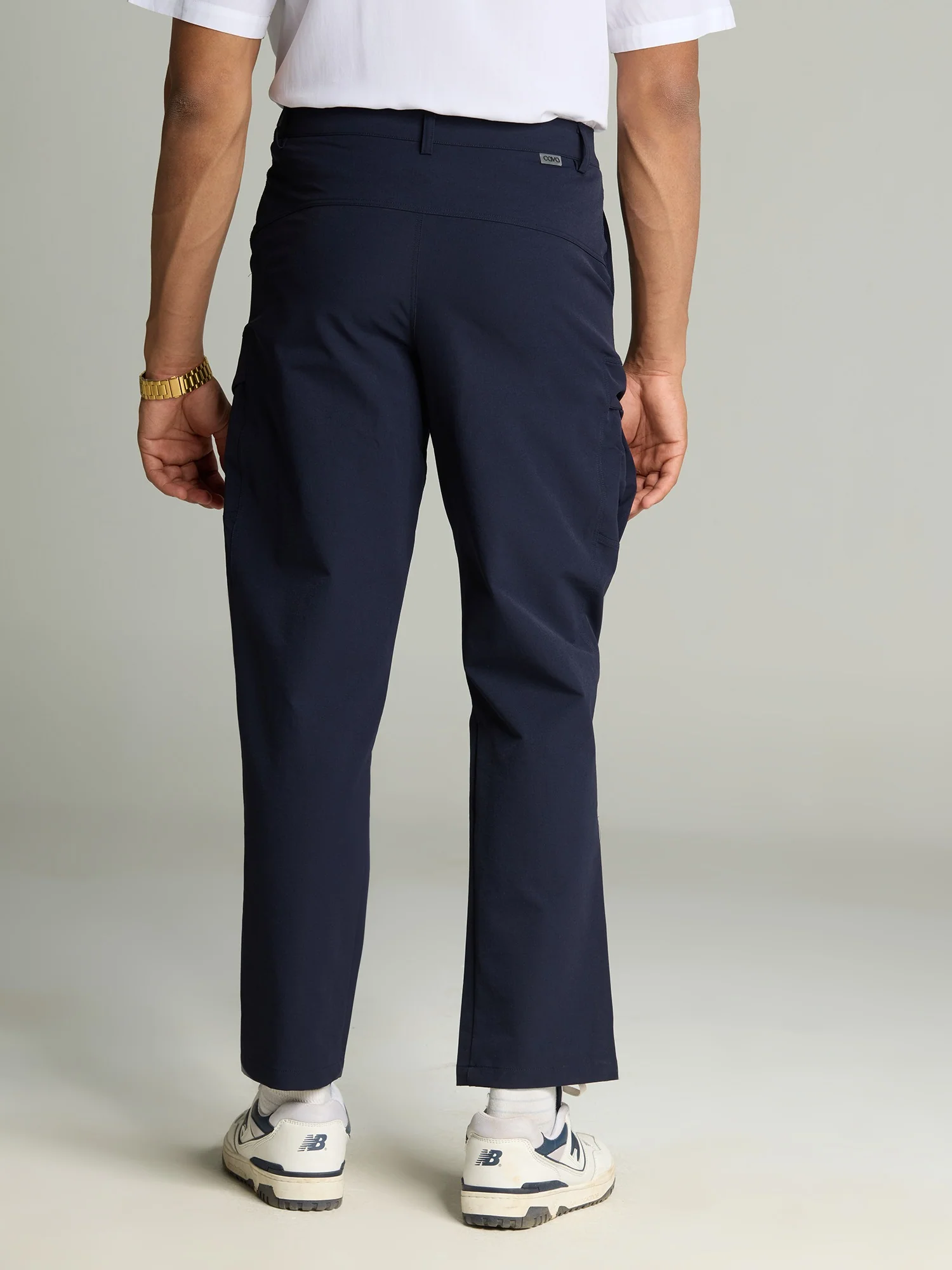 Navy Stride Cargo Pants - Image 3