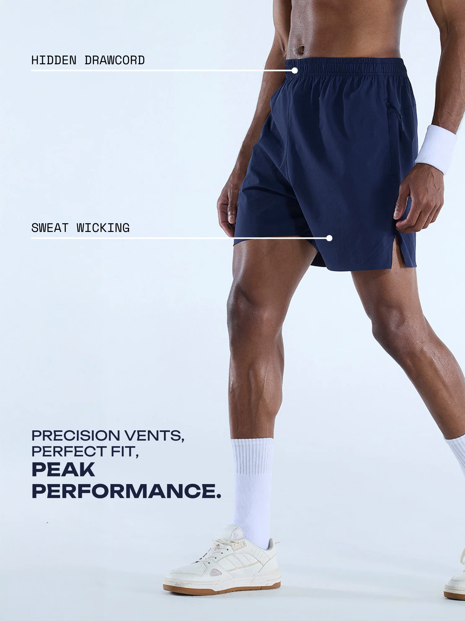 Navy 5" Train-In Shorts - Image 3
