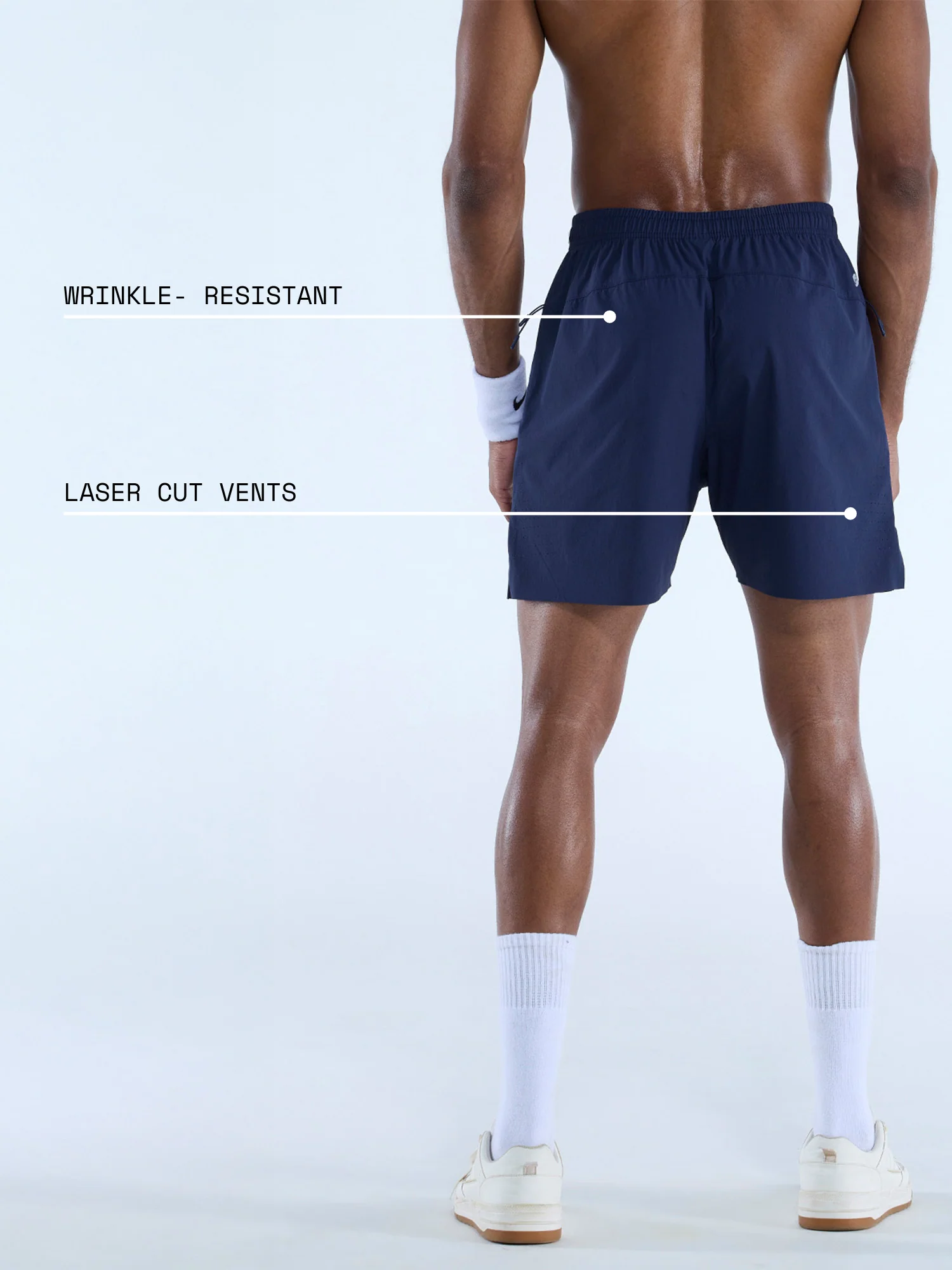 Navy 5" Train-In Shorts - Image 4