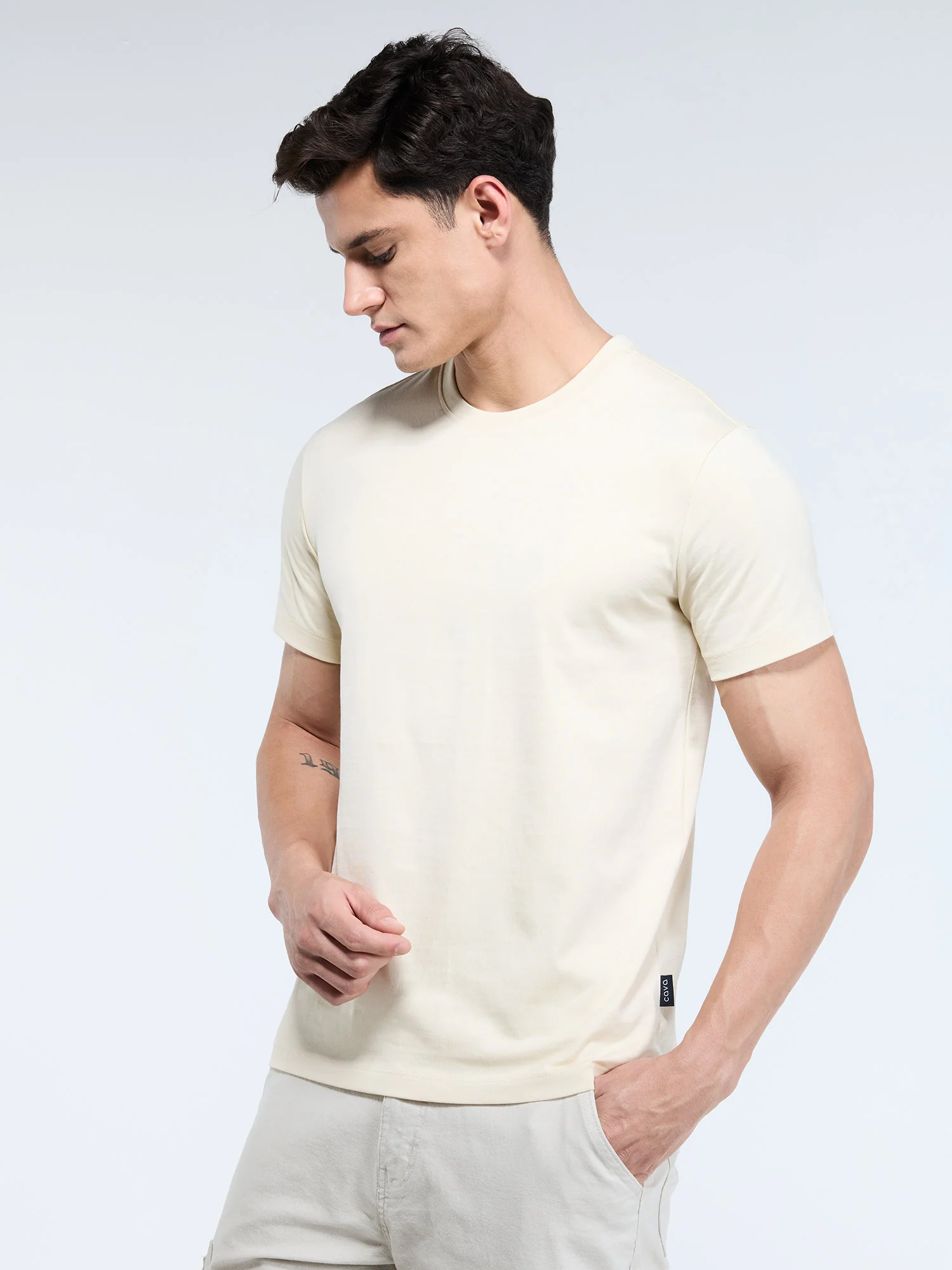 Neutral Supima Crew Neck T-shirt - Pack of 2 - Image 7