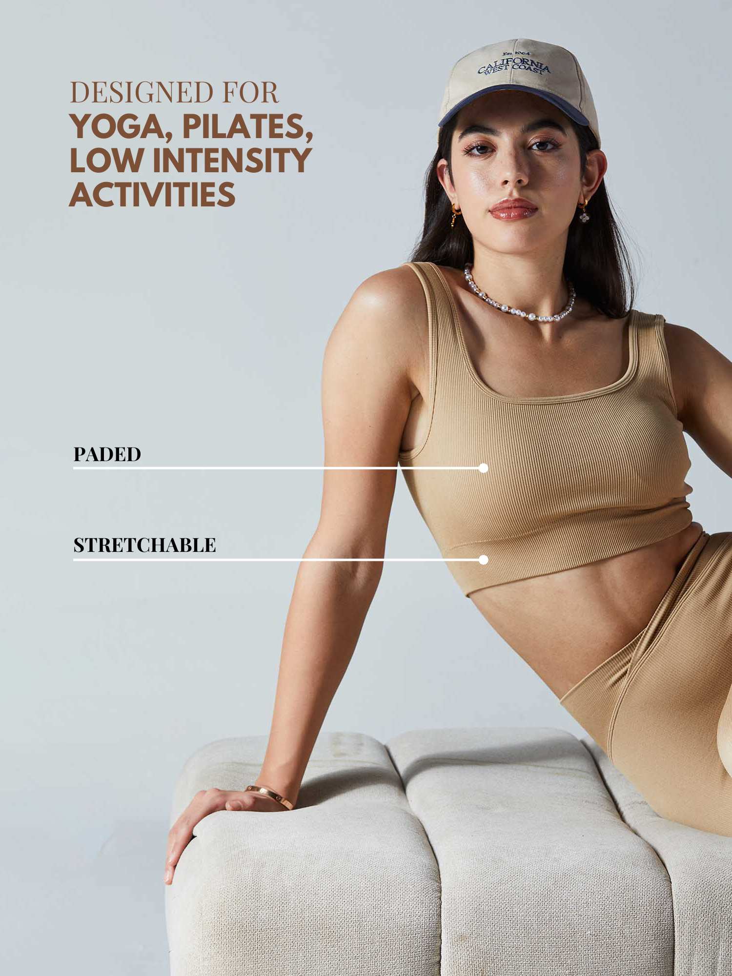 Nude Aspire Sports Bra - Image 3