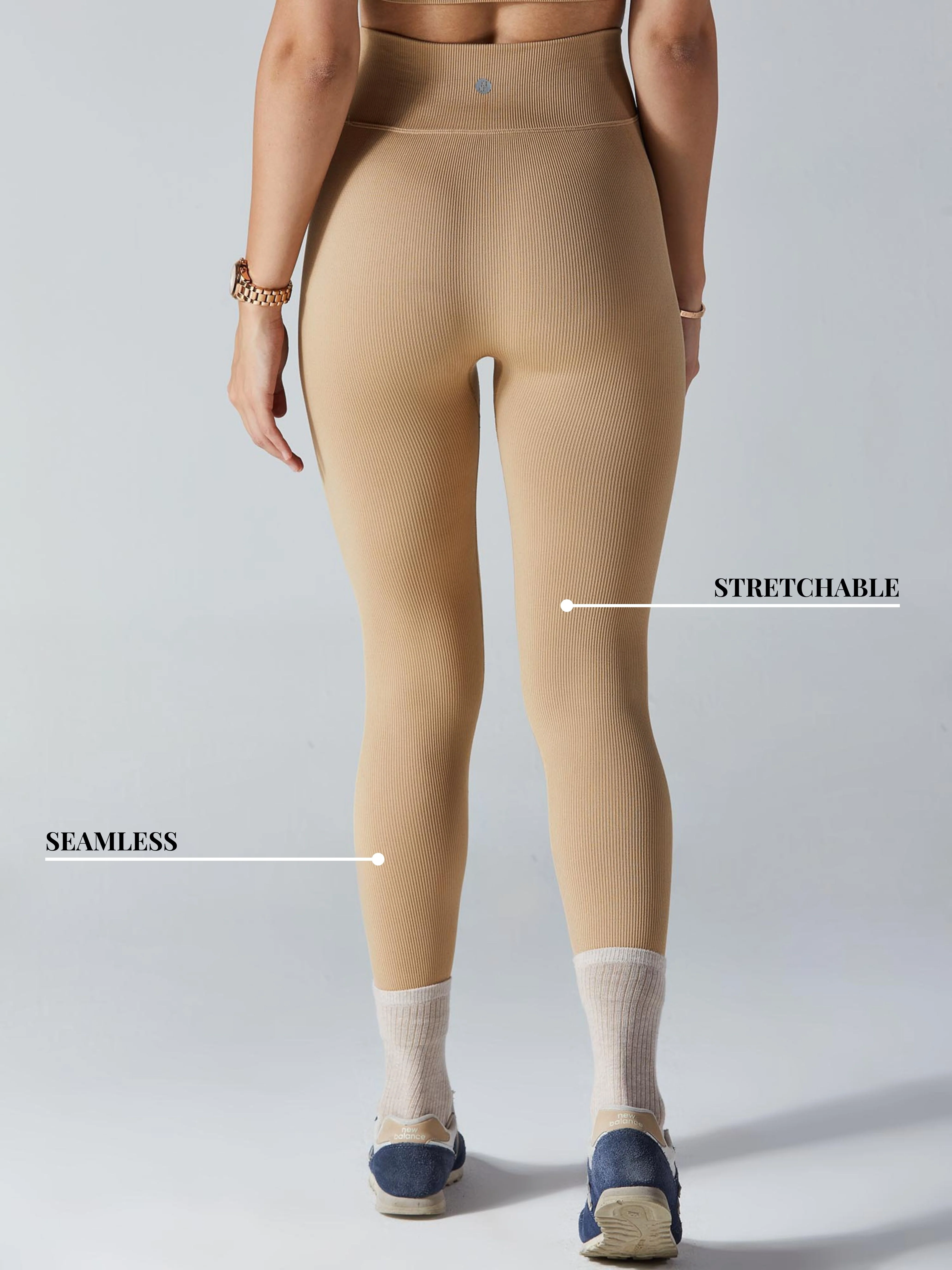 Nude Aspire V-Waist Leggings - Image 5