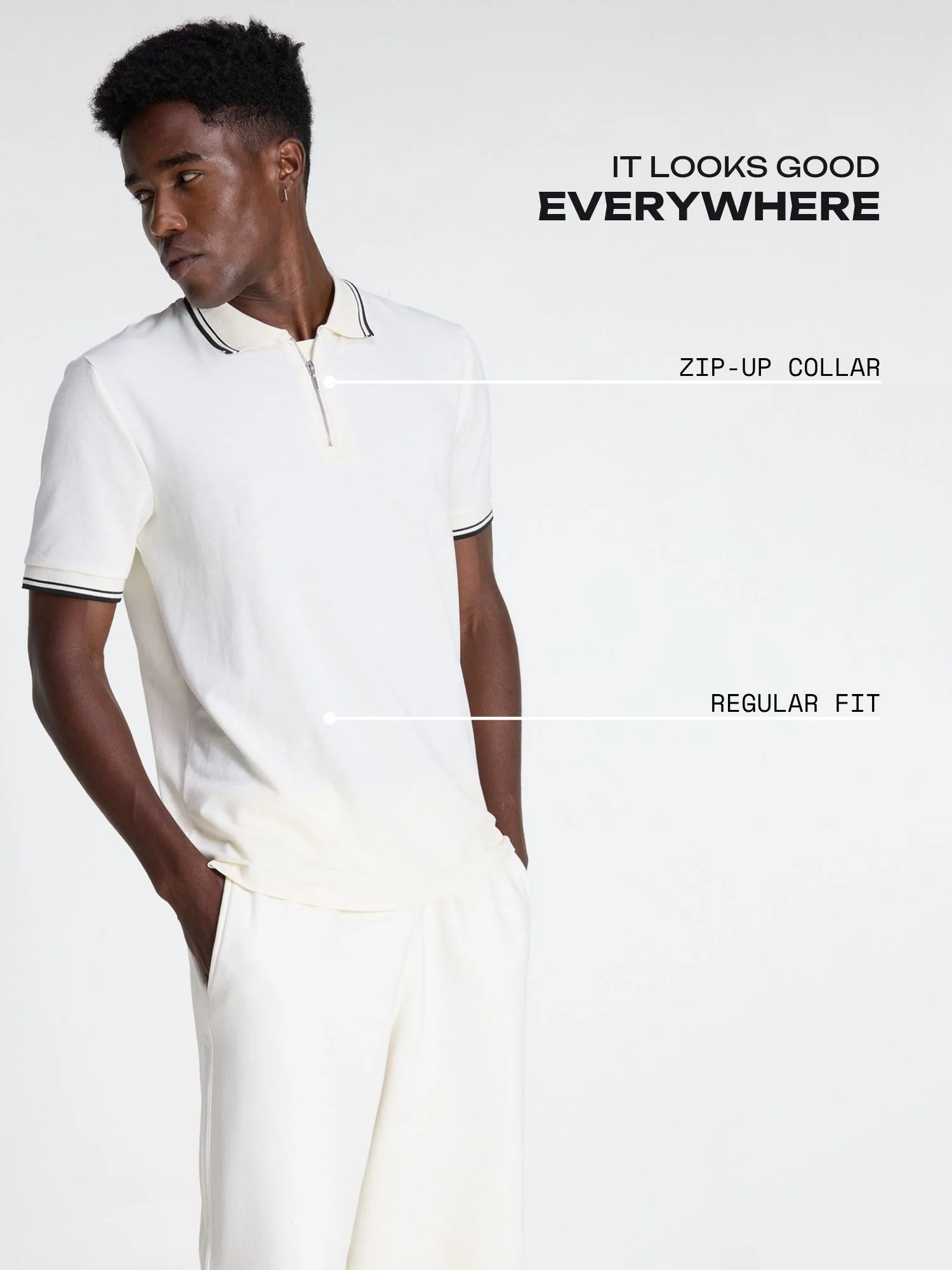 Off-White Urban Zipper Polo - Image 3