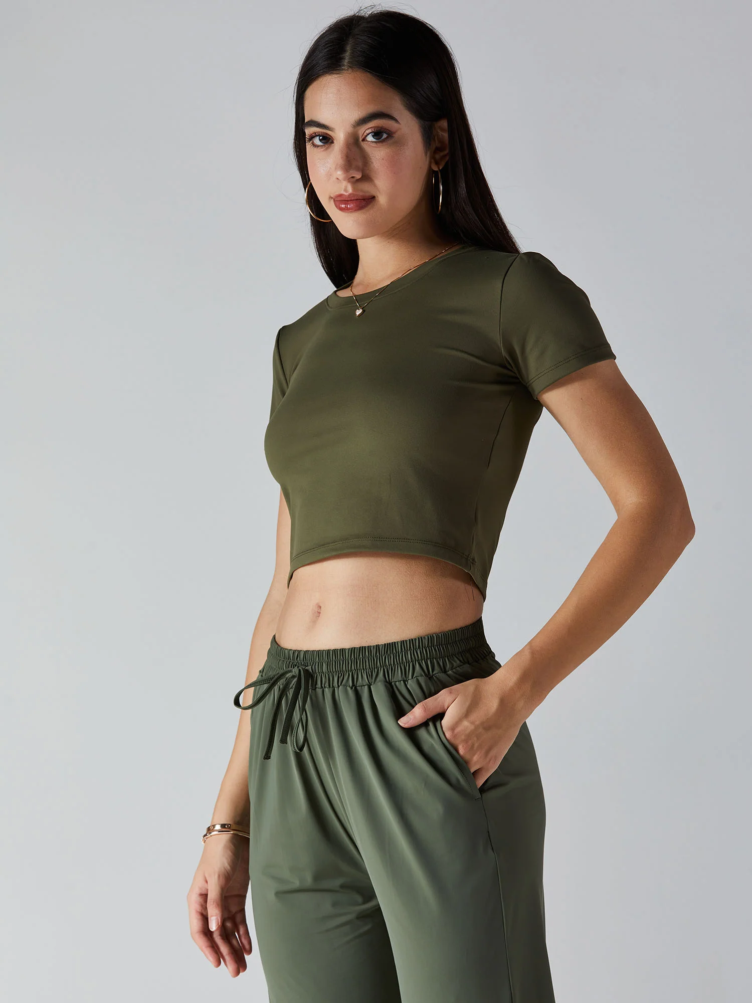 Olive AirLuxe Top - Image 3