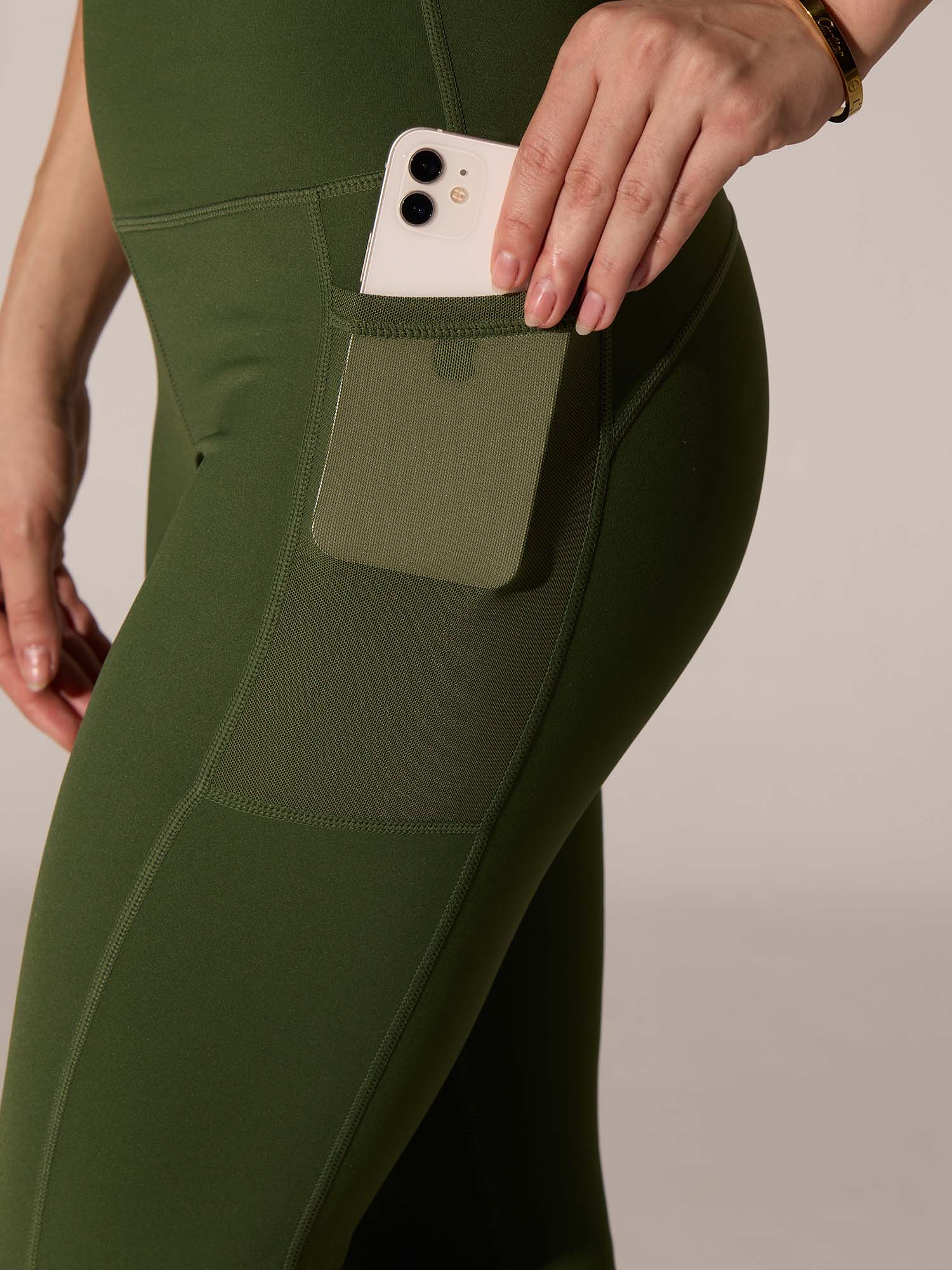 Olive All-Day Flex Flare Pants - Image 5