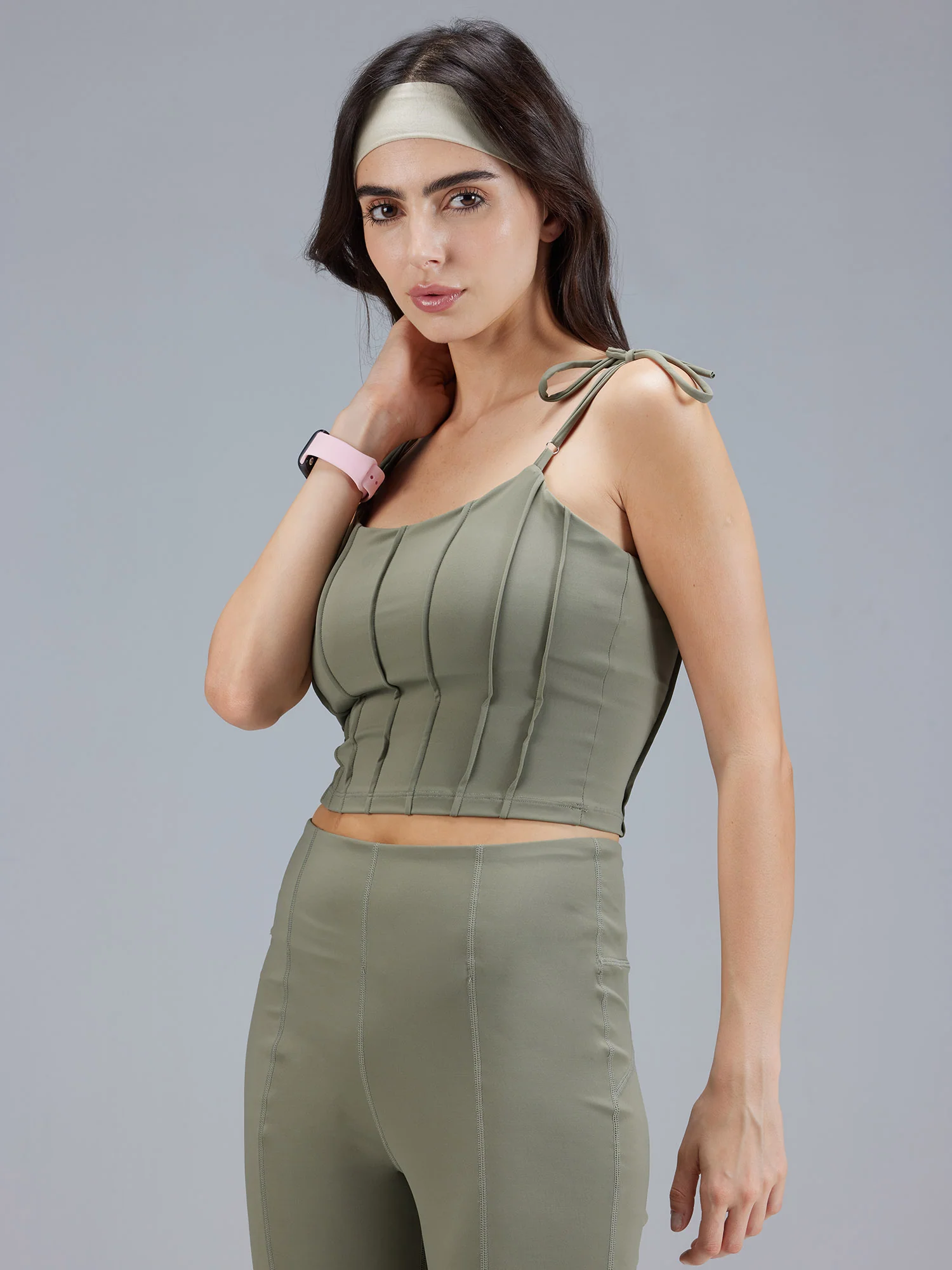 Olive Knot-It Corset Top - Image 3