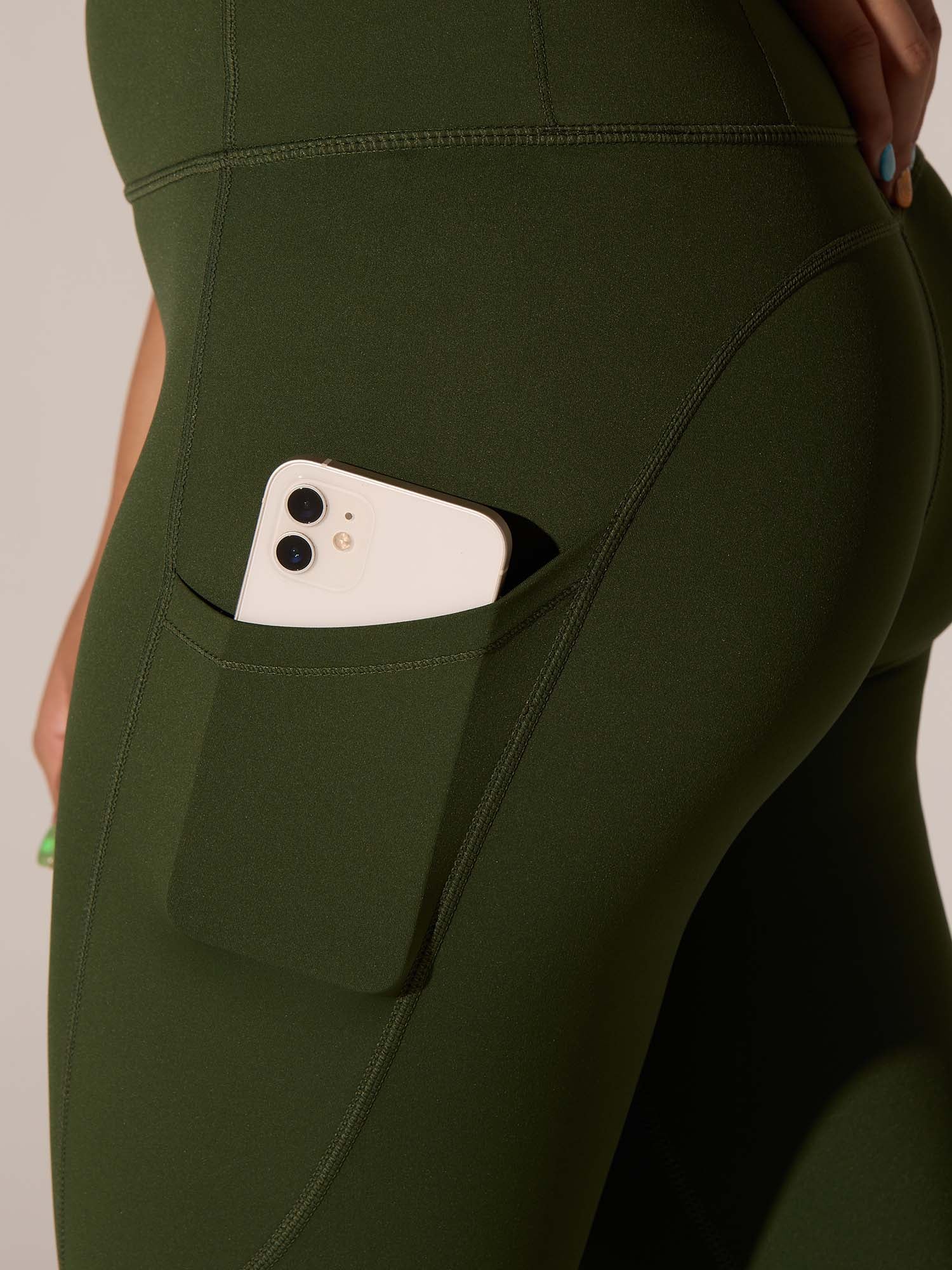 Olive Septa Pocket Leggings - Image 5