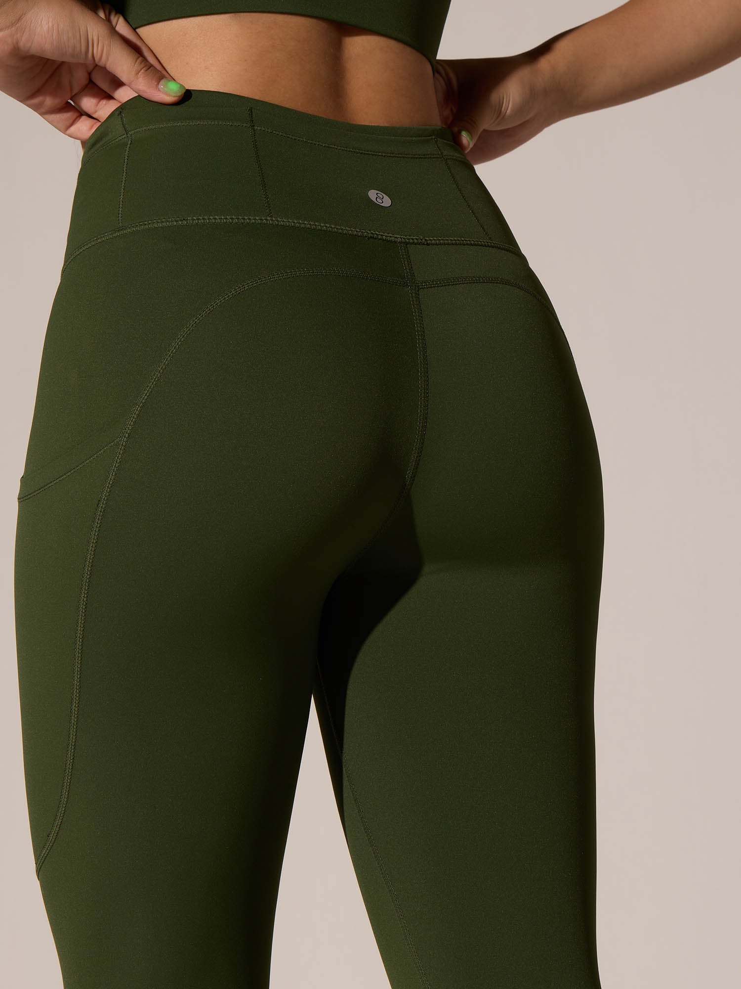 Olive Septa Pocket Leggings - Image 8