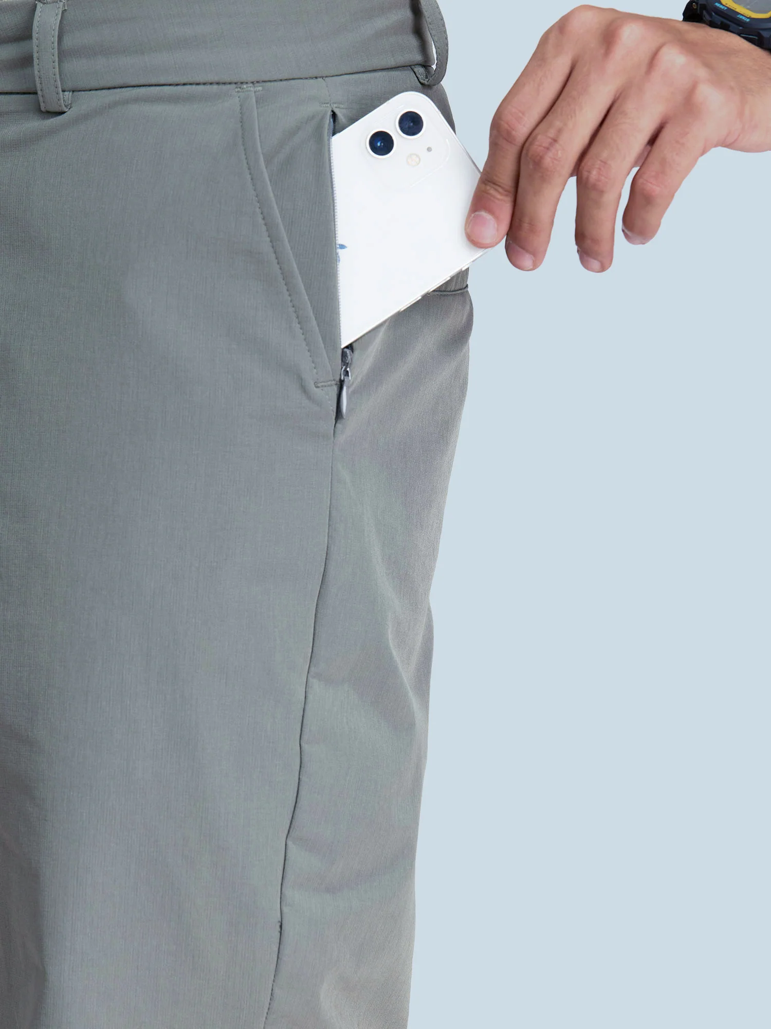 Olive Stride Golf Shorts - Image 8
