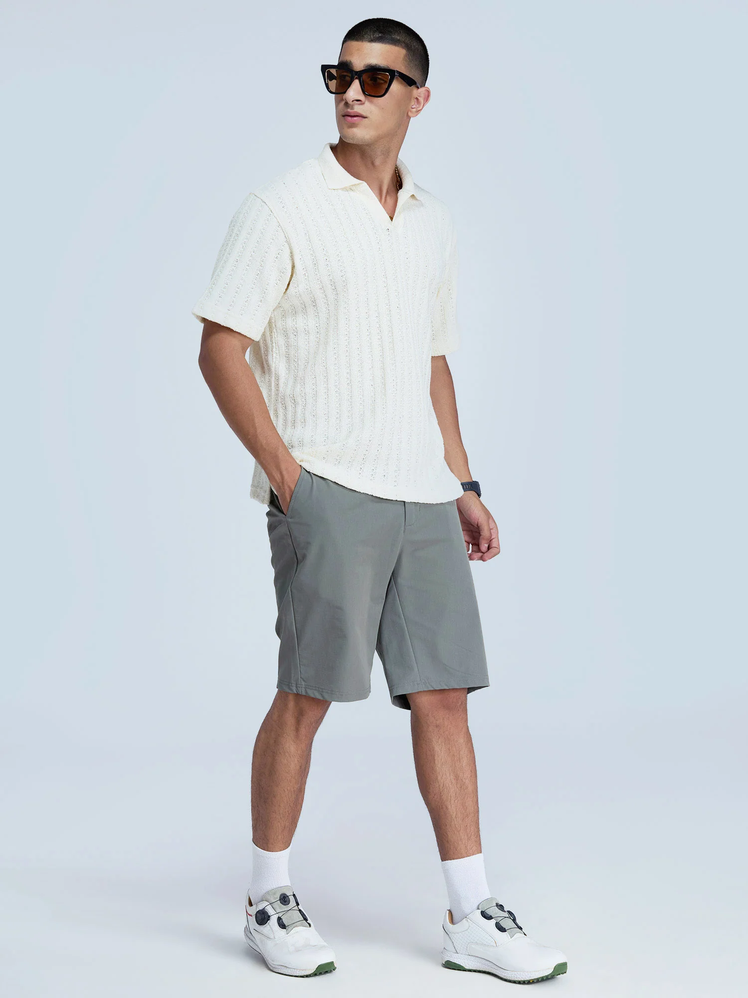 Olive Stride Golf Shorts - Image 9