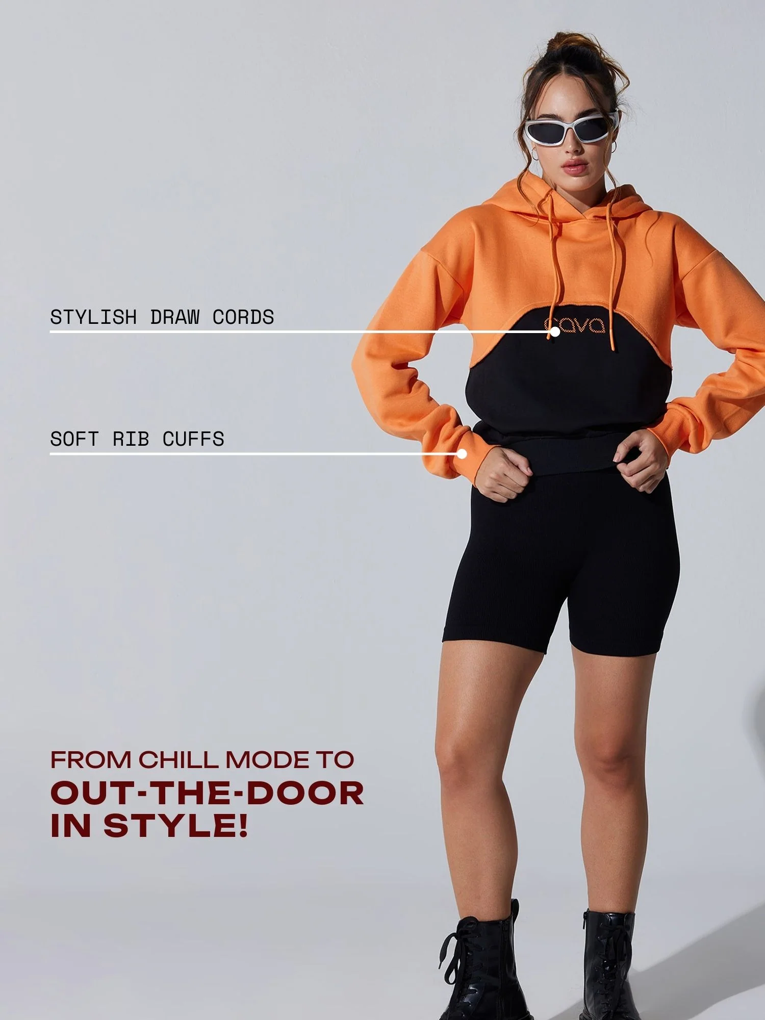 Orange Dual Shade Adapt Hoodie - Image 3