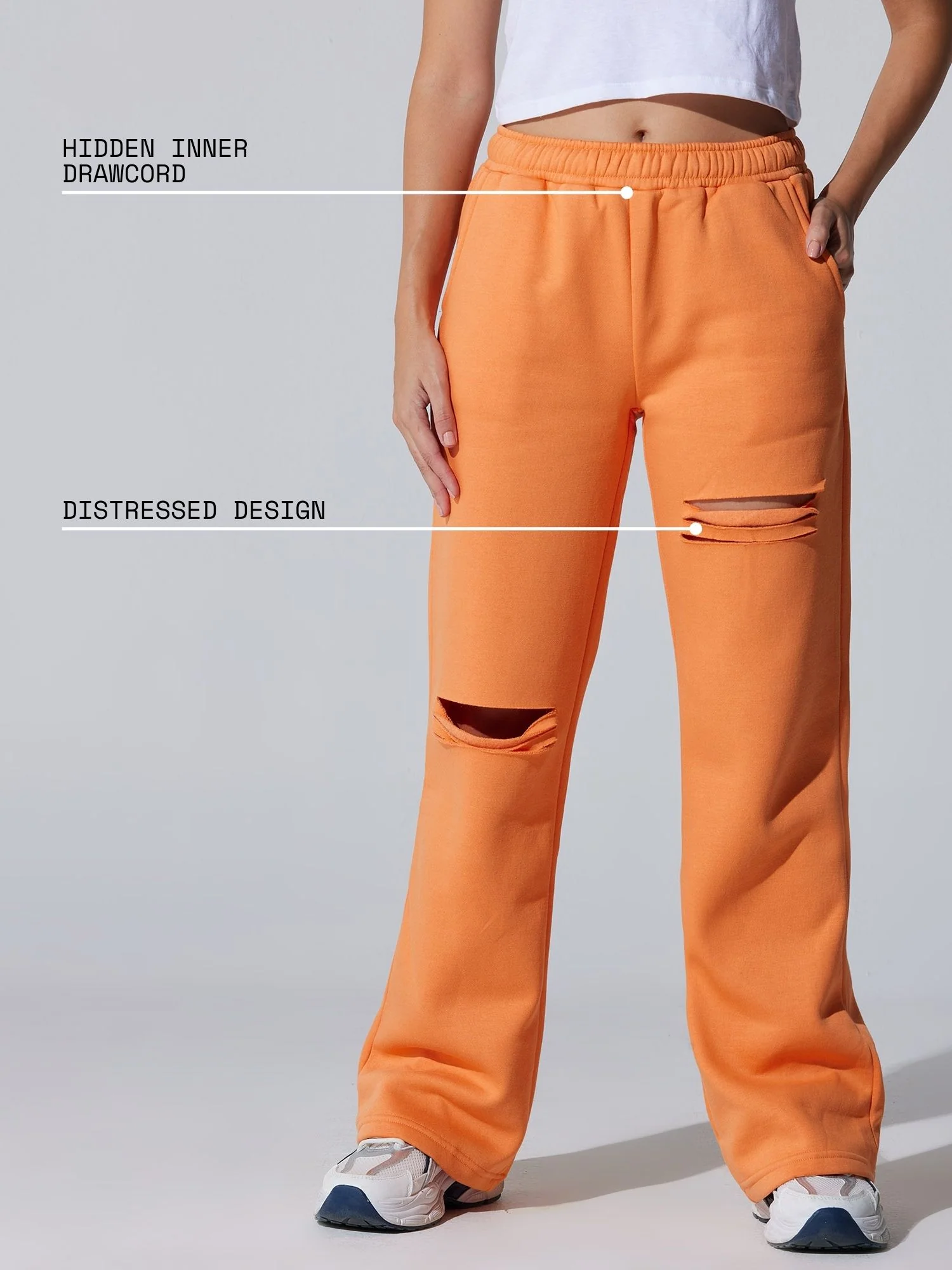 Orange Dual Slit Adapt Joggers - Image 4