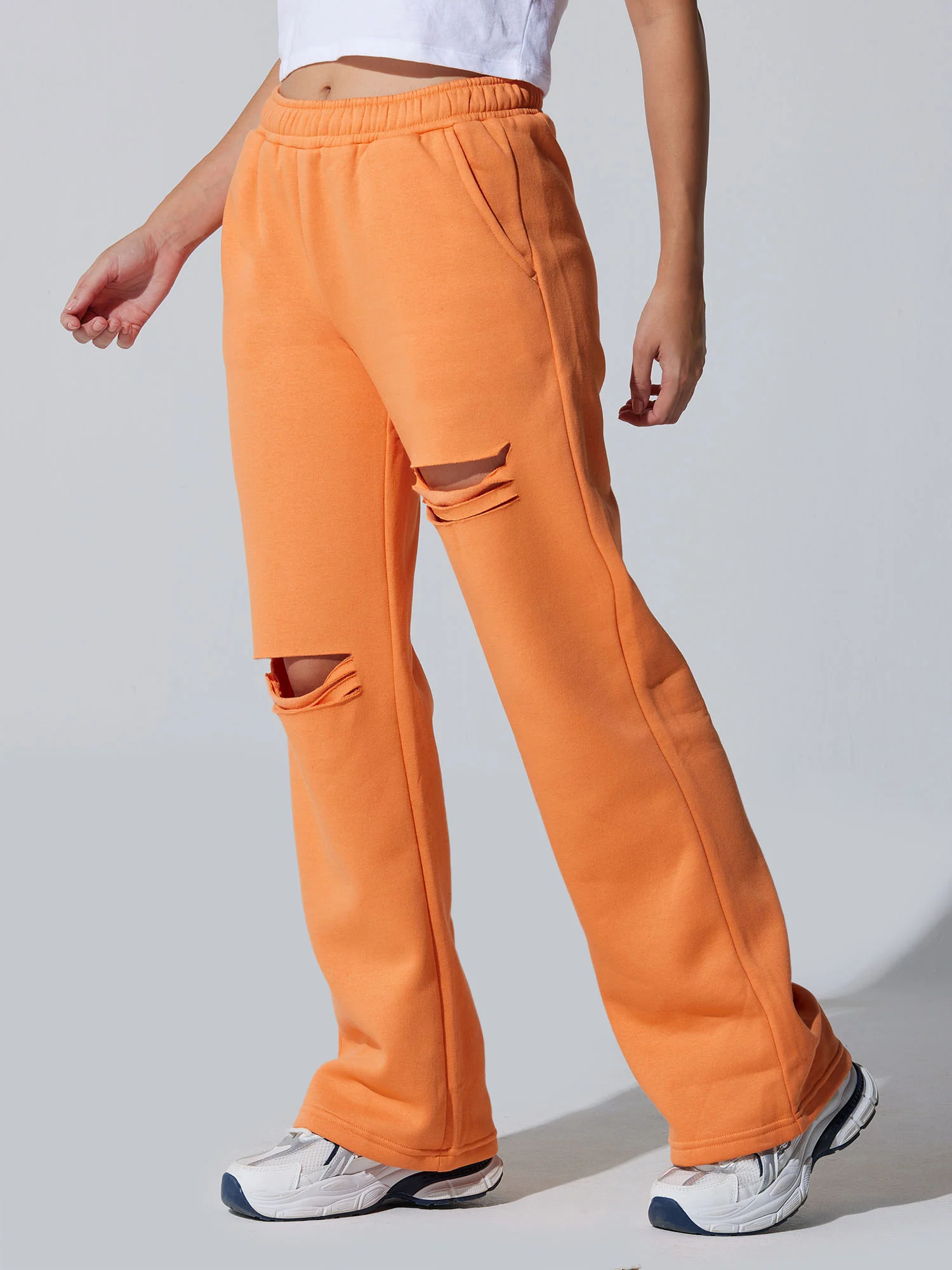 Orange Dual Slit Adapt Joggers - Image 5
