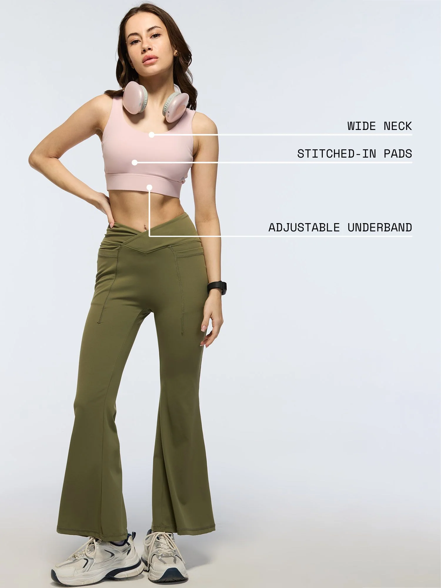 Blush High Impact Sports Bra - Image 4