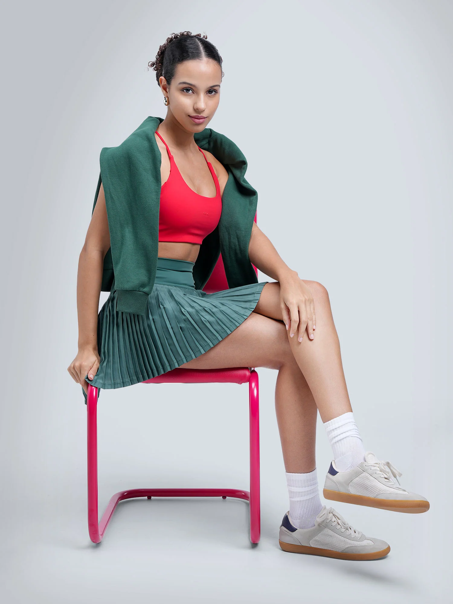 Pine Plie Pleated Skort - Image 2