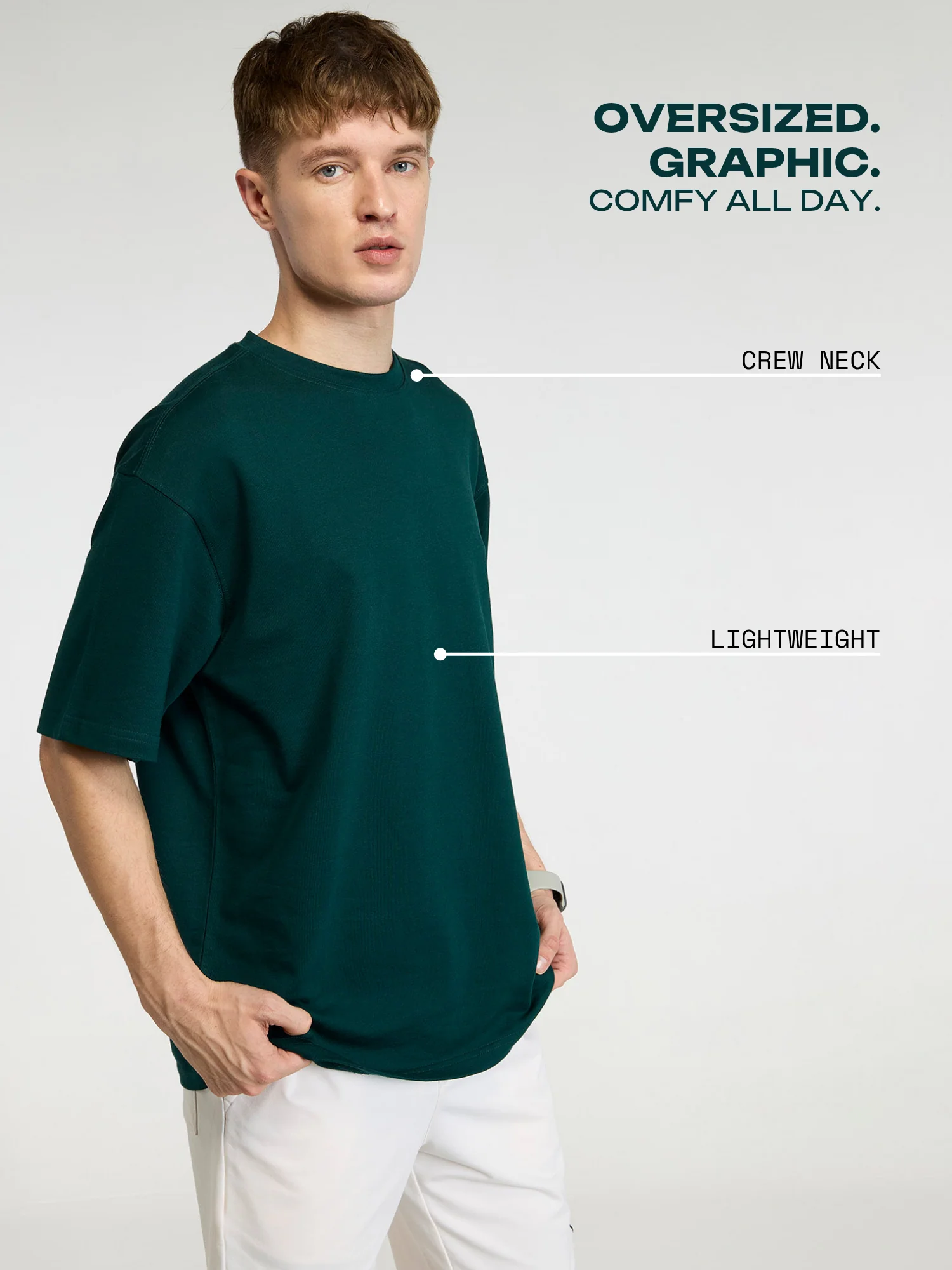 Pine Pickleball Oversized Printed Tee - Men - Image 4