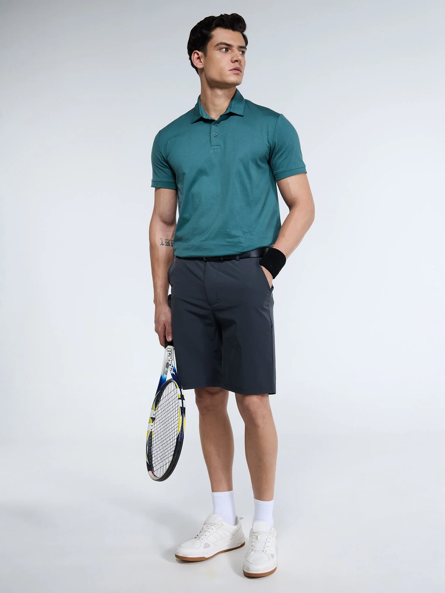 Pine Supima Polo T-Shirt - Regular Fit - Image 2