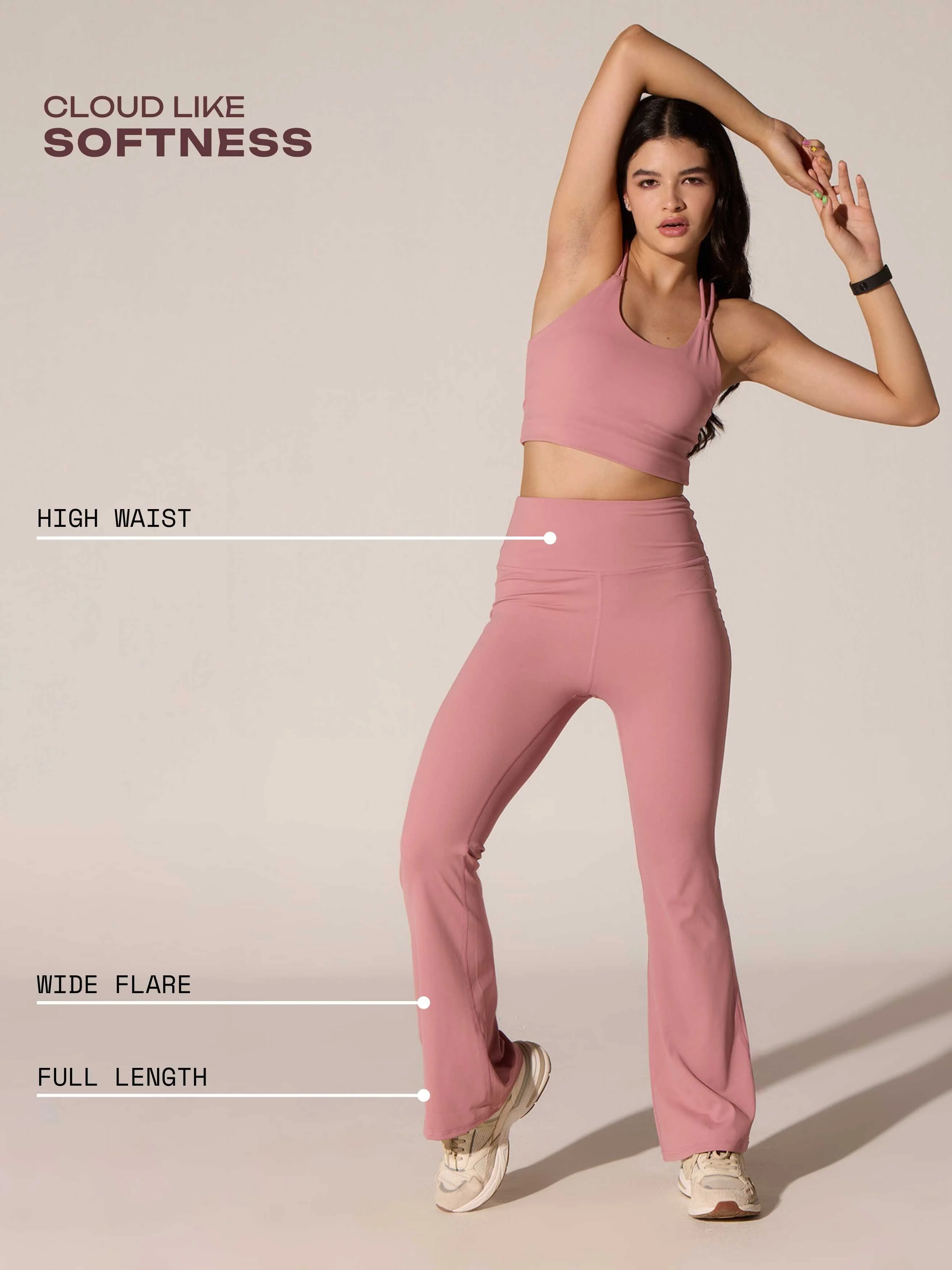 Pink All-In Bootcut Flare Pants - Image 7