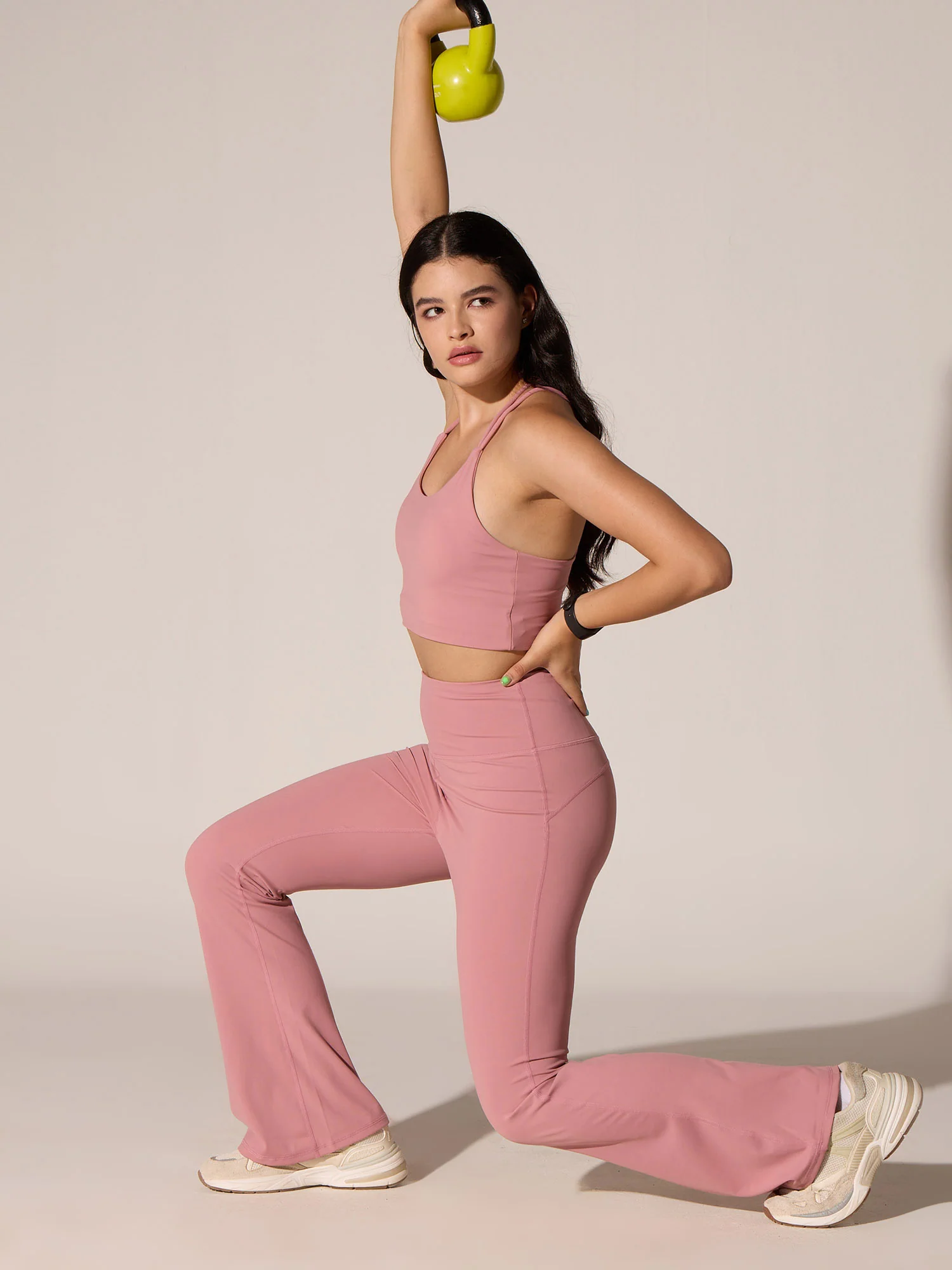 Pink All-In Bootcut Flare Pants - Image 9