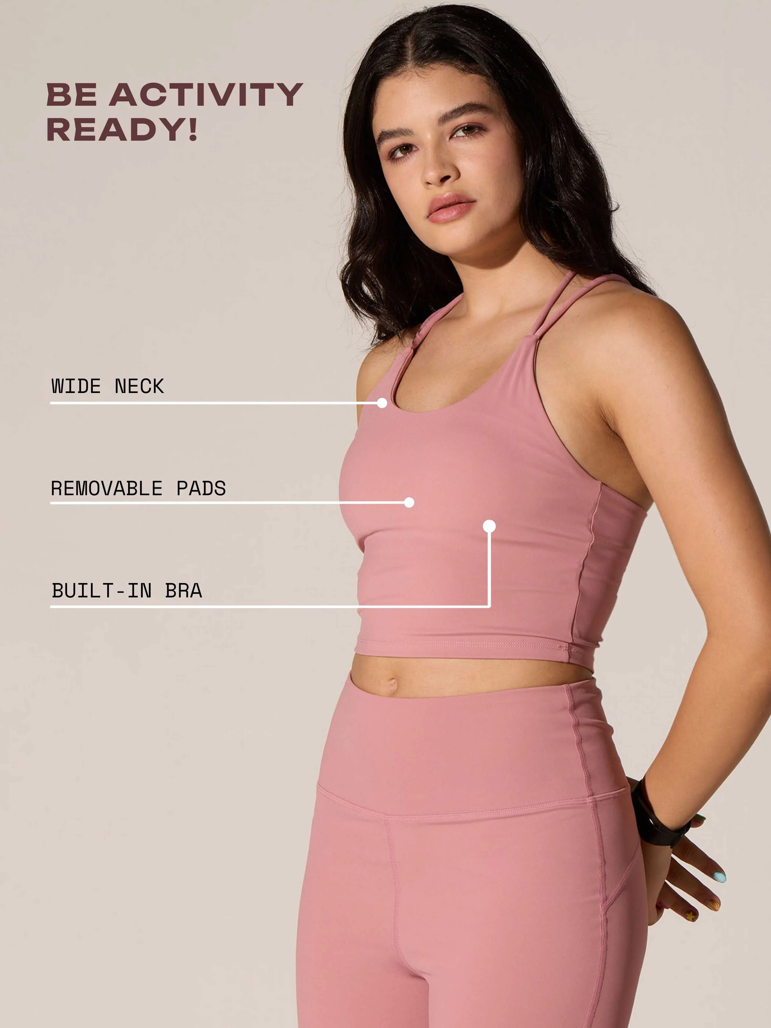 Pink Built-In Brisk Top - Image 6