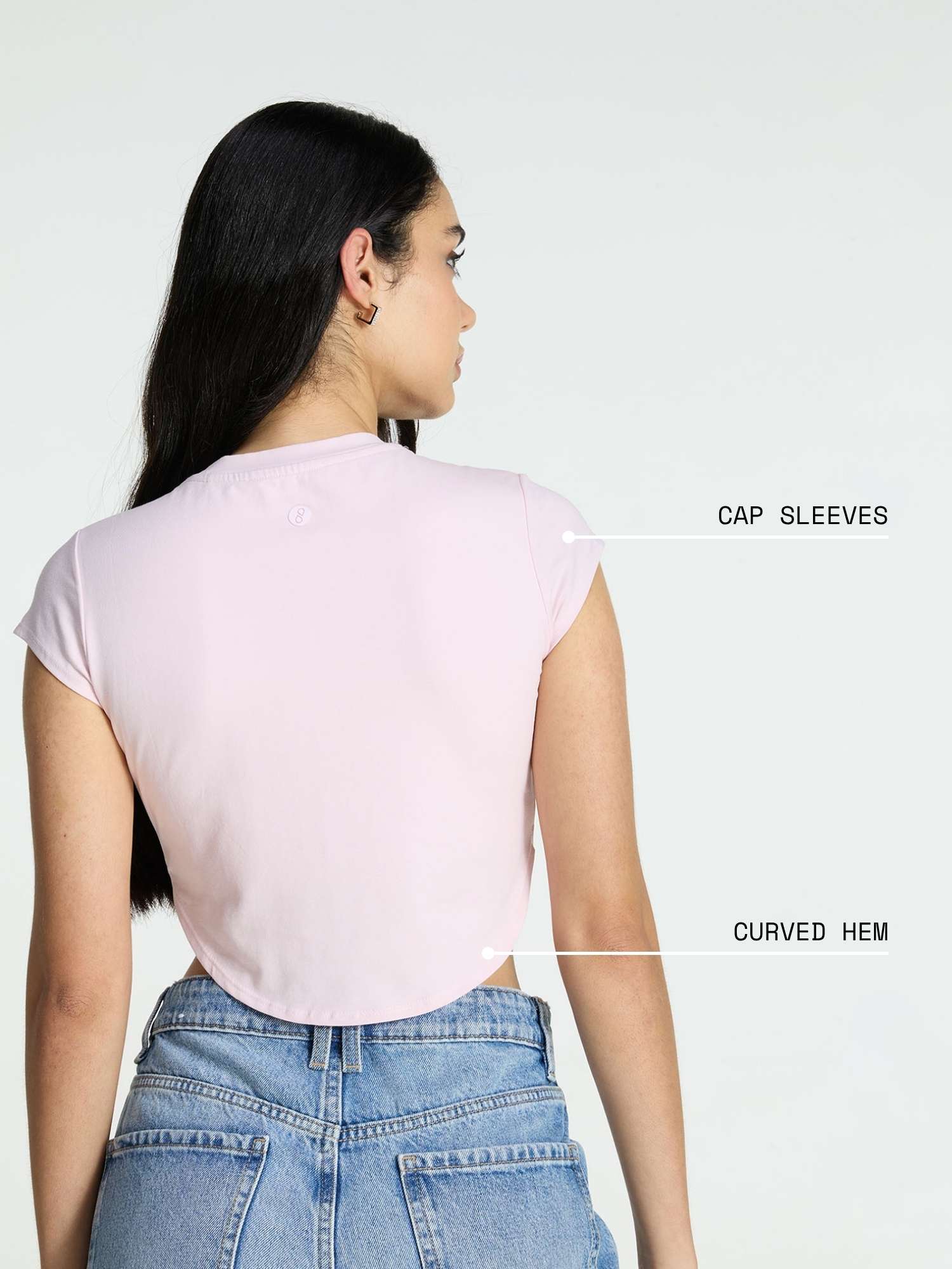 Pink Cotton Baby Tee - Image 4