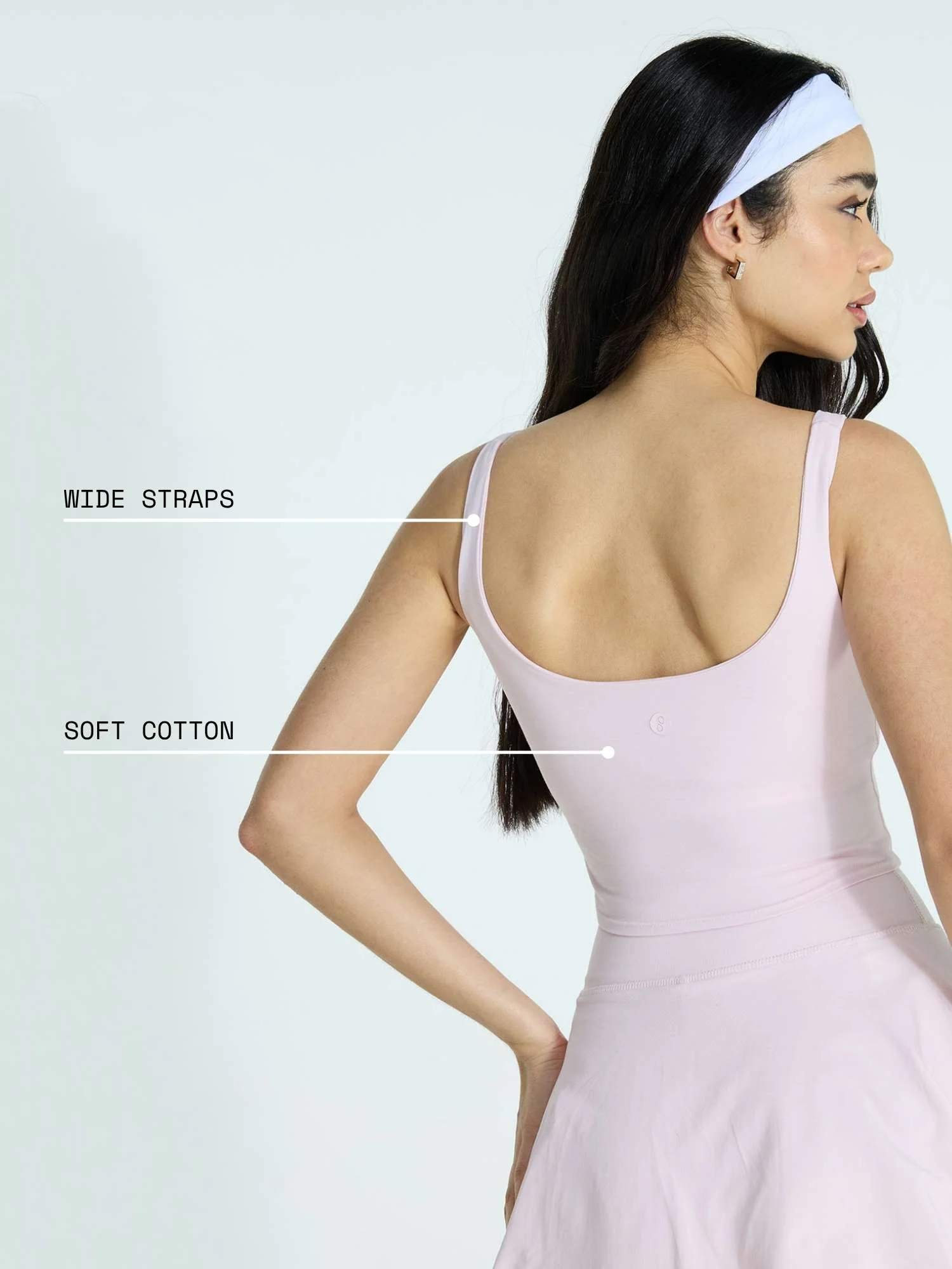 Pink Cotton Scoop Tank - Image 4