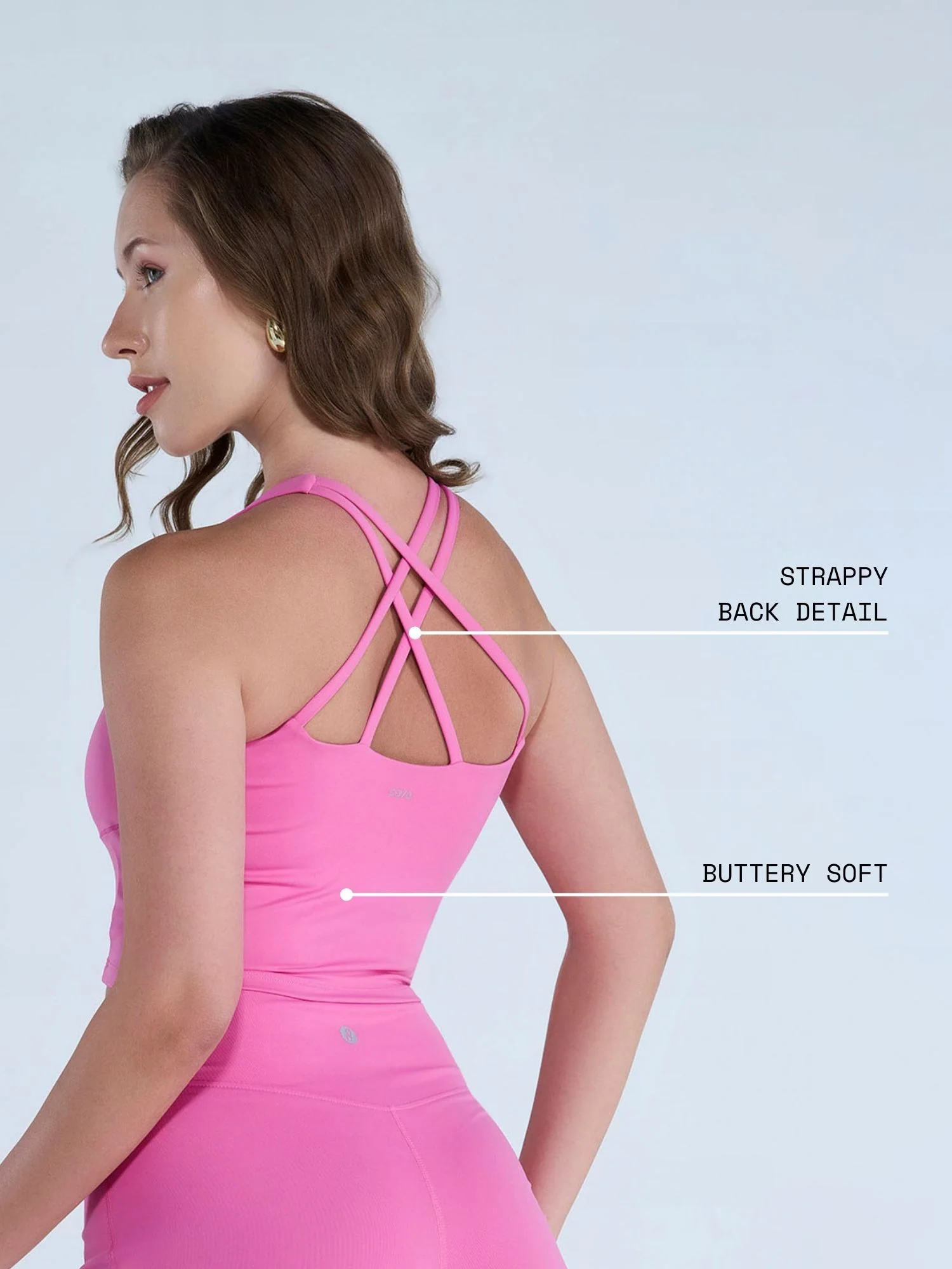 Pink Heartline Sports Bra - Image 4