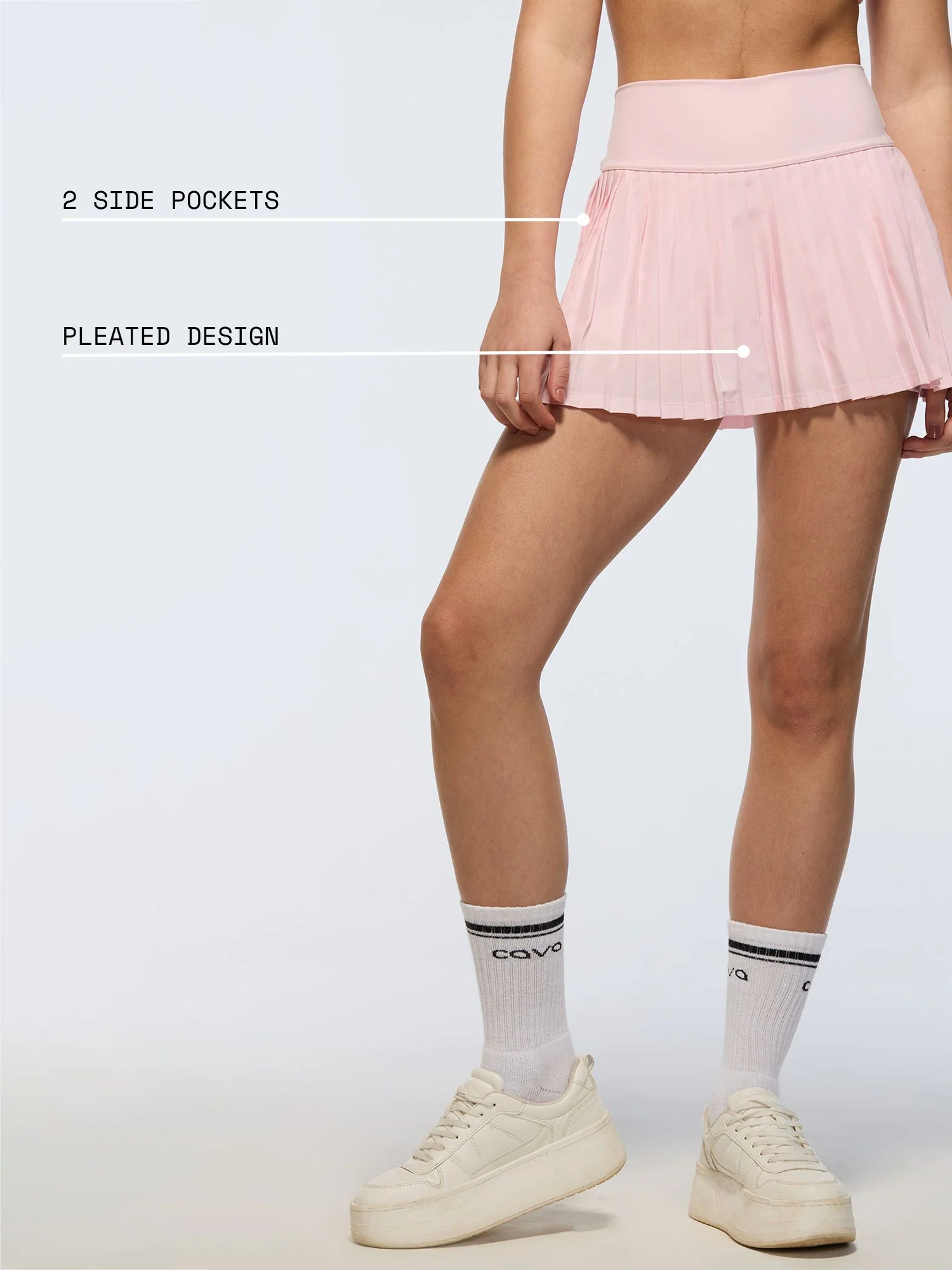 Pink Plie Pleated Skort - Image 4