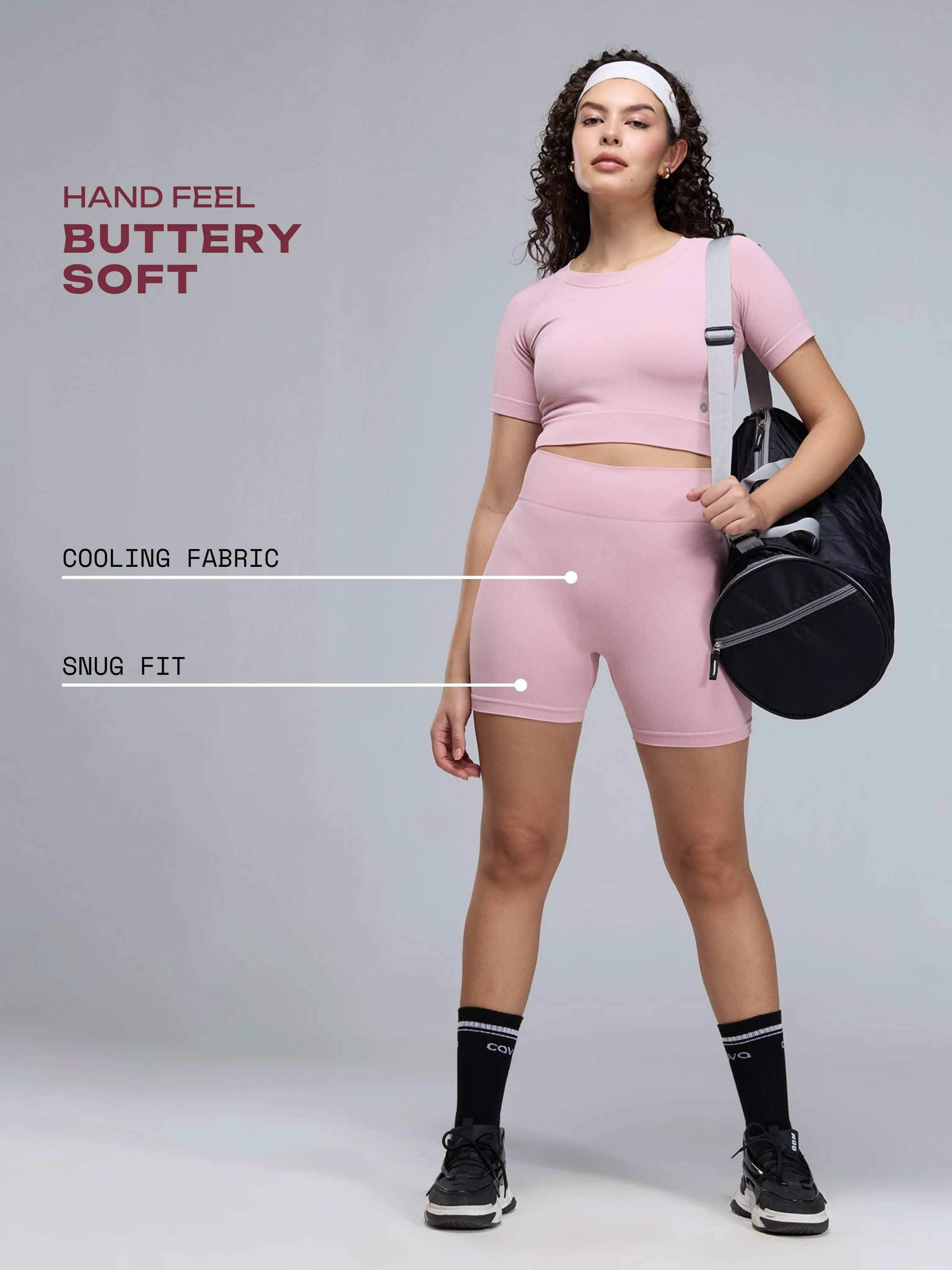Pink Pulse Biker Shorts - Image 4