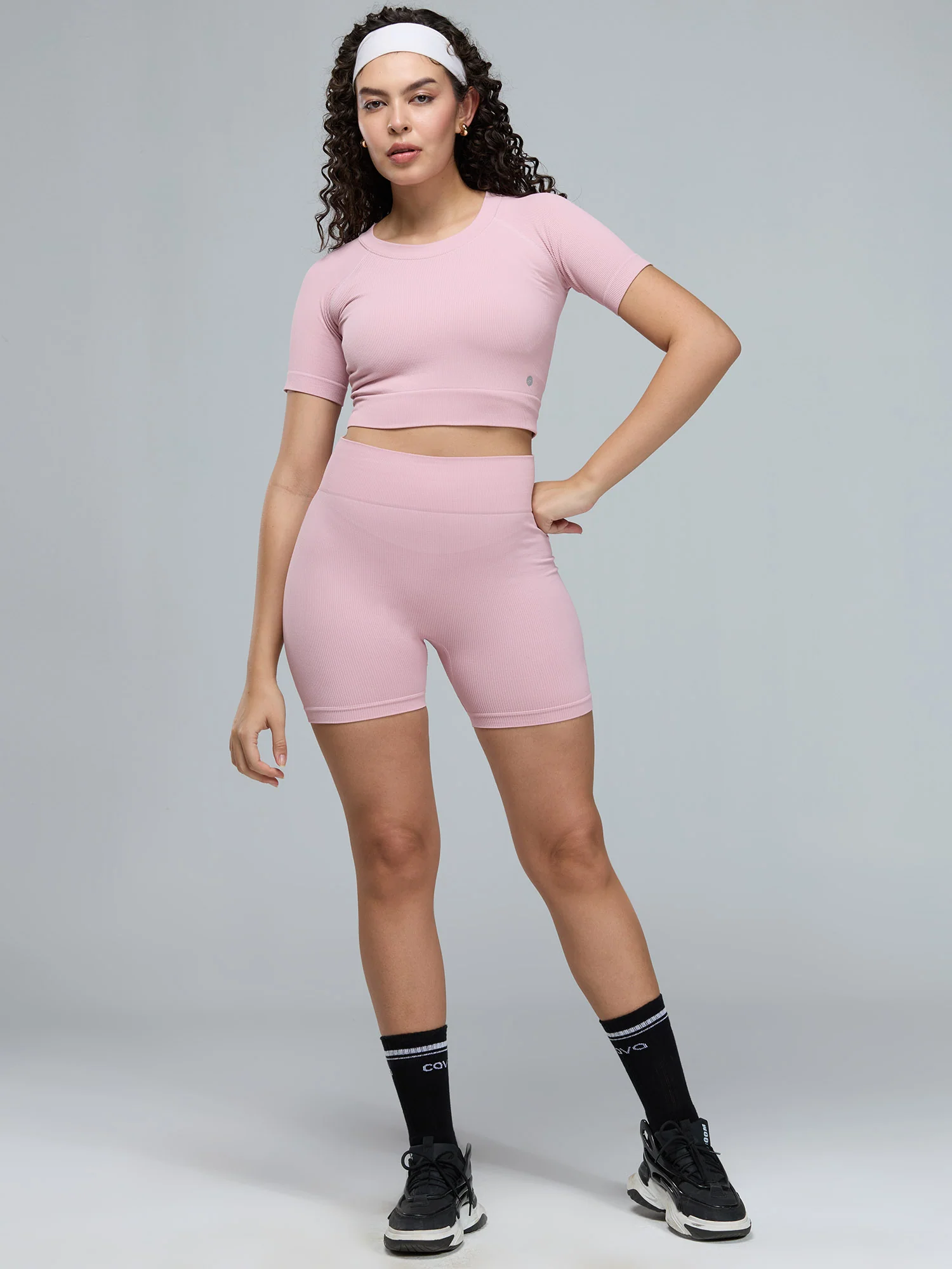 Pink Pulse Cropped T-shirt - Image 6
