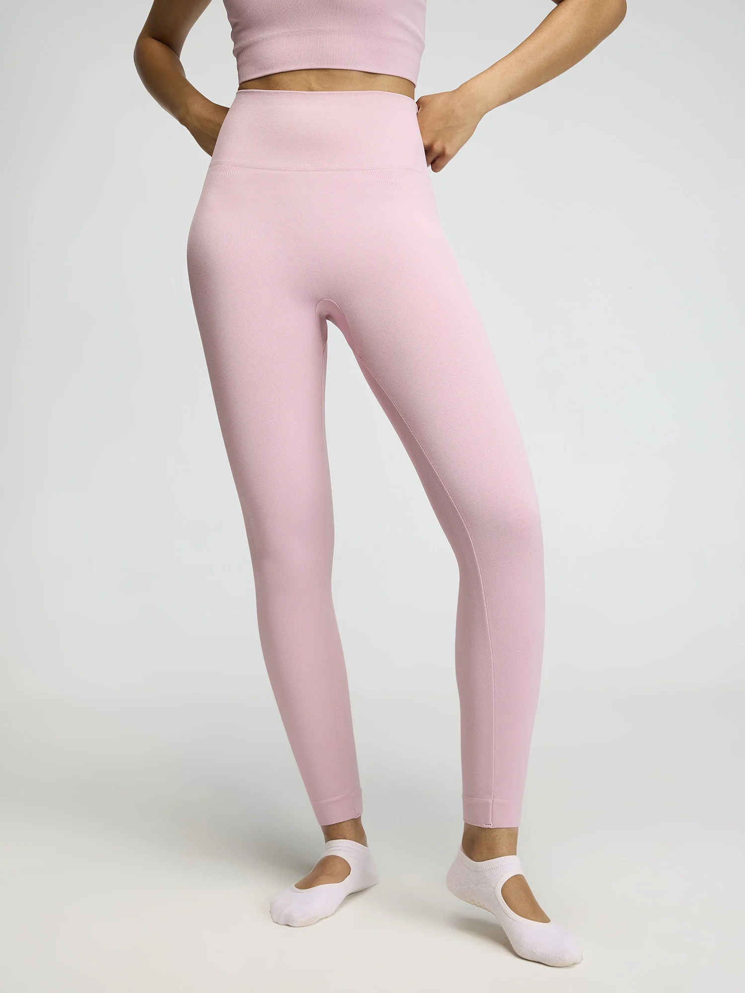 Pink Sky-Rise Leggings - Image 5
