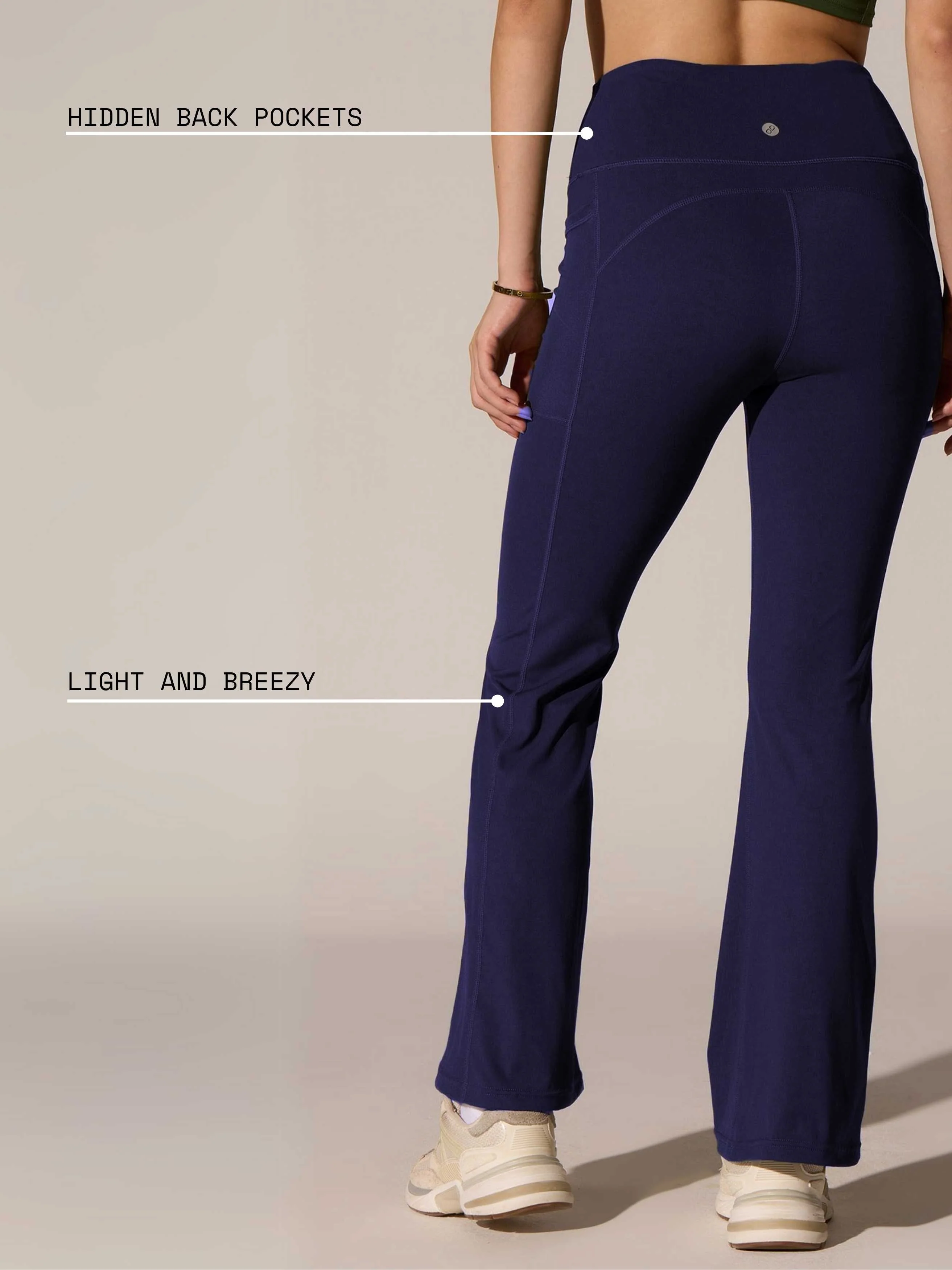 Purple All-Day Flex Flare Pants - Image 8