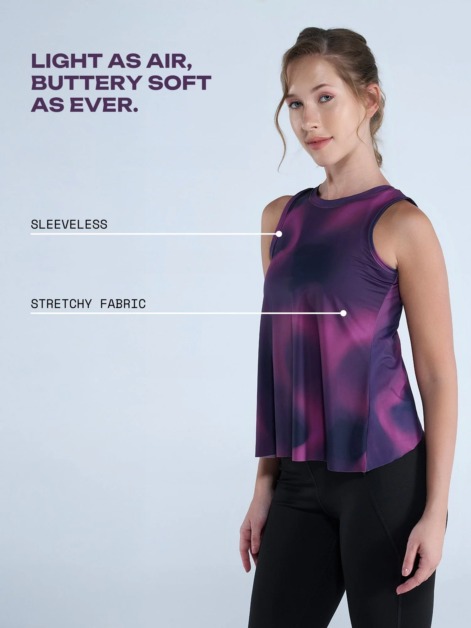 Purple Fluid Overlap Tank - Image 3